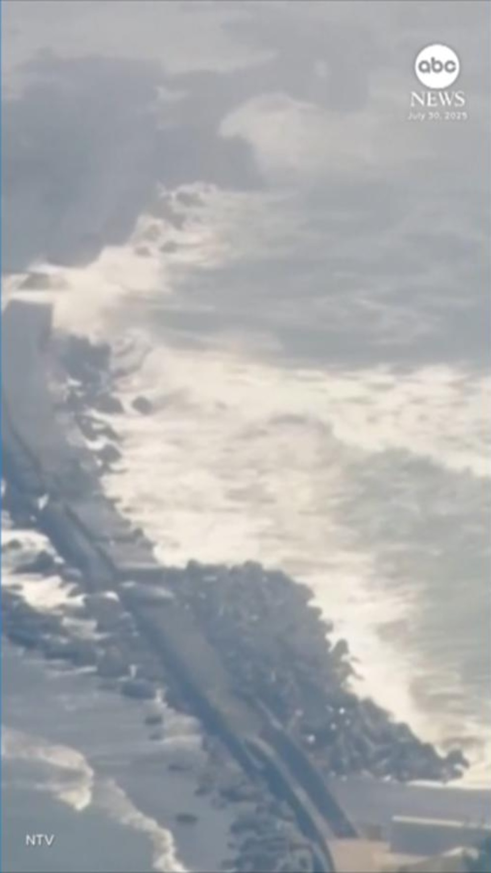 NextImg:Video Tsunami warnings in Japan downgraded after 2 million evacuated