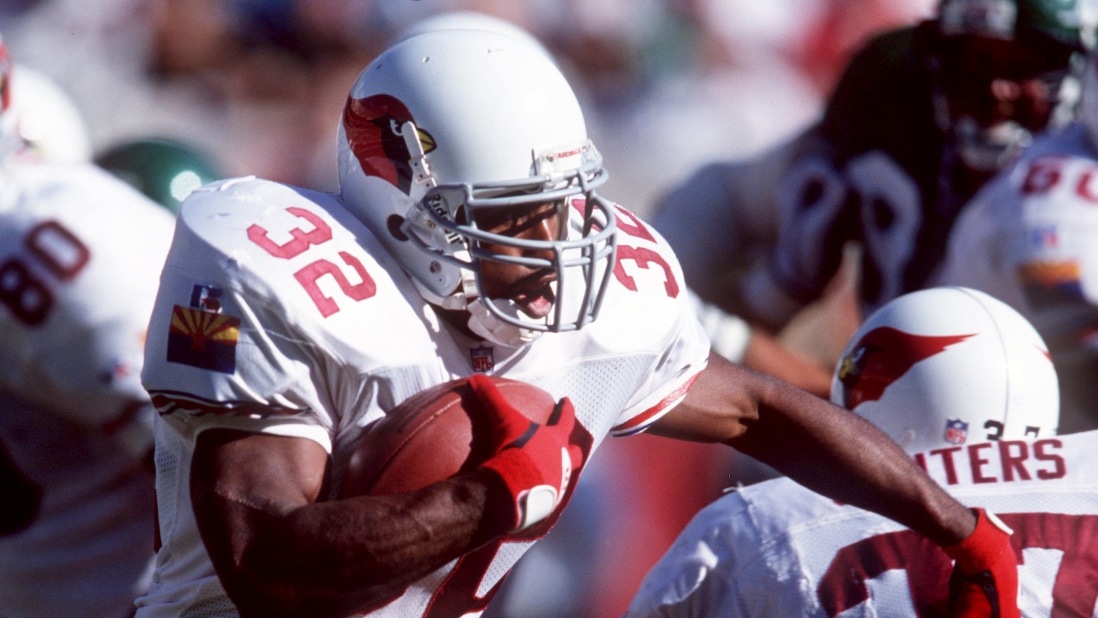 Former NFL running back LeShon Johnson was sentenced to five years in federal prison after being convicted of running a massive dogfighting operation that prosecutors said bred and trafficked hundreds of animals.