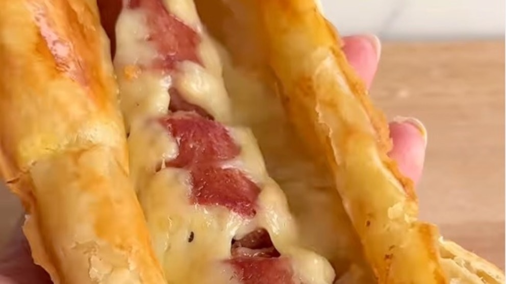 How to make the viral upside-down puff pastry hot dogs for Fourth of July