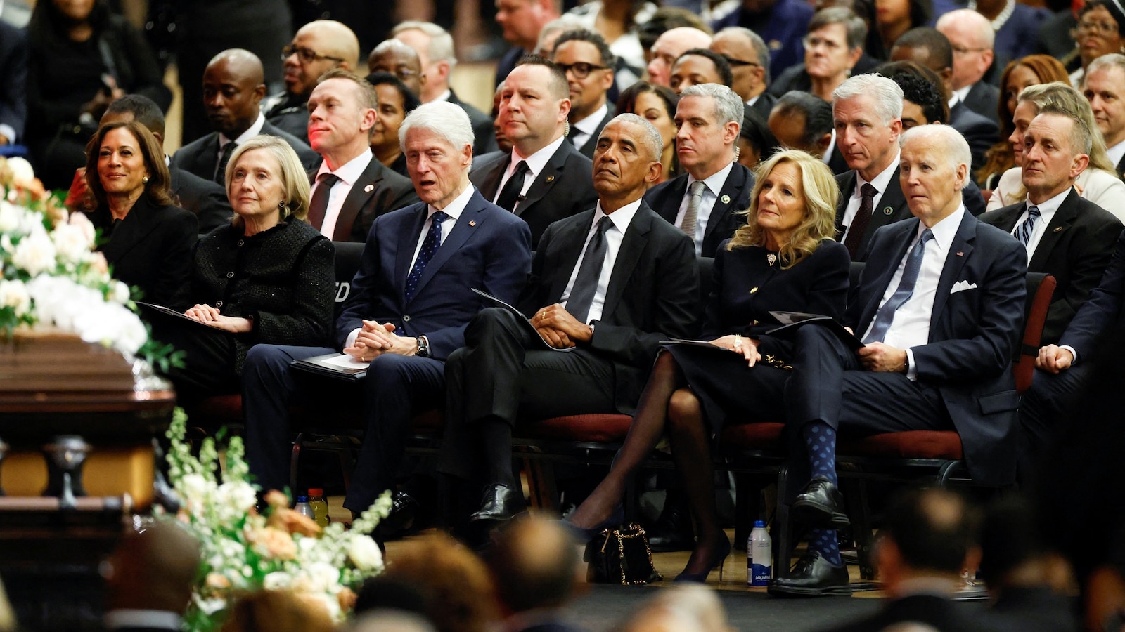 Former Presidents Clinton, Obama and Biden honor late Rev. Jesse Jackson at Friday service