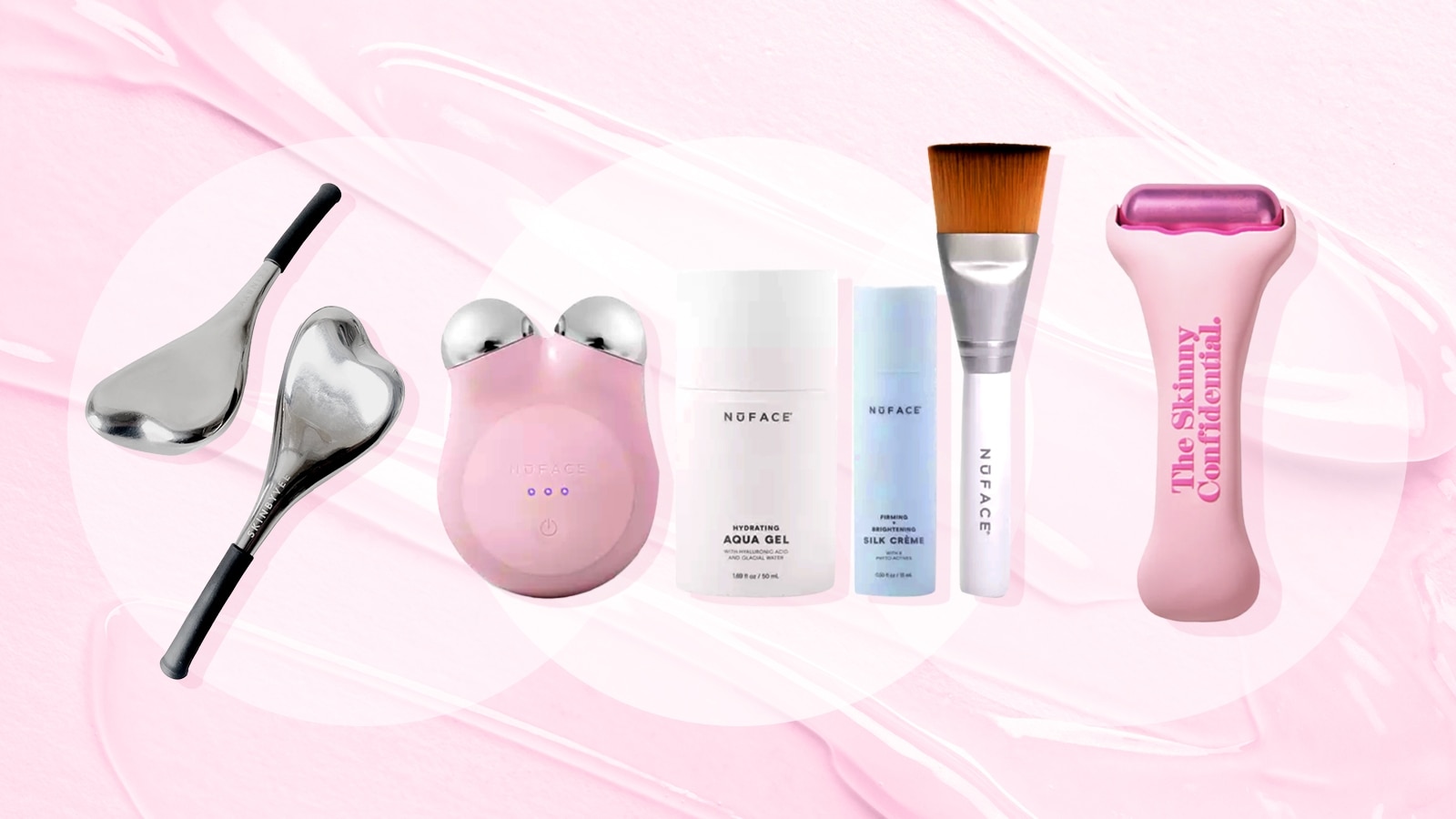 Shop ice rollers and other facial tools.