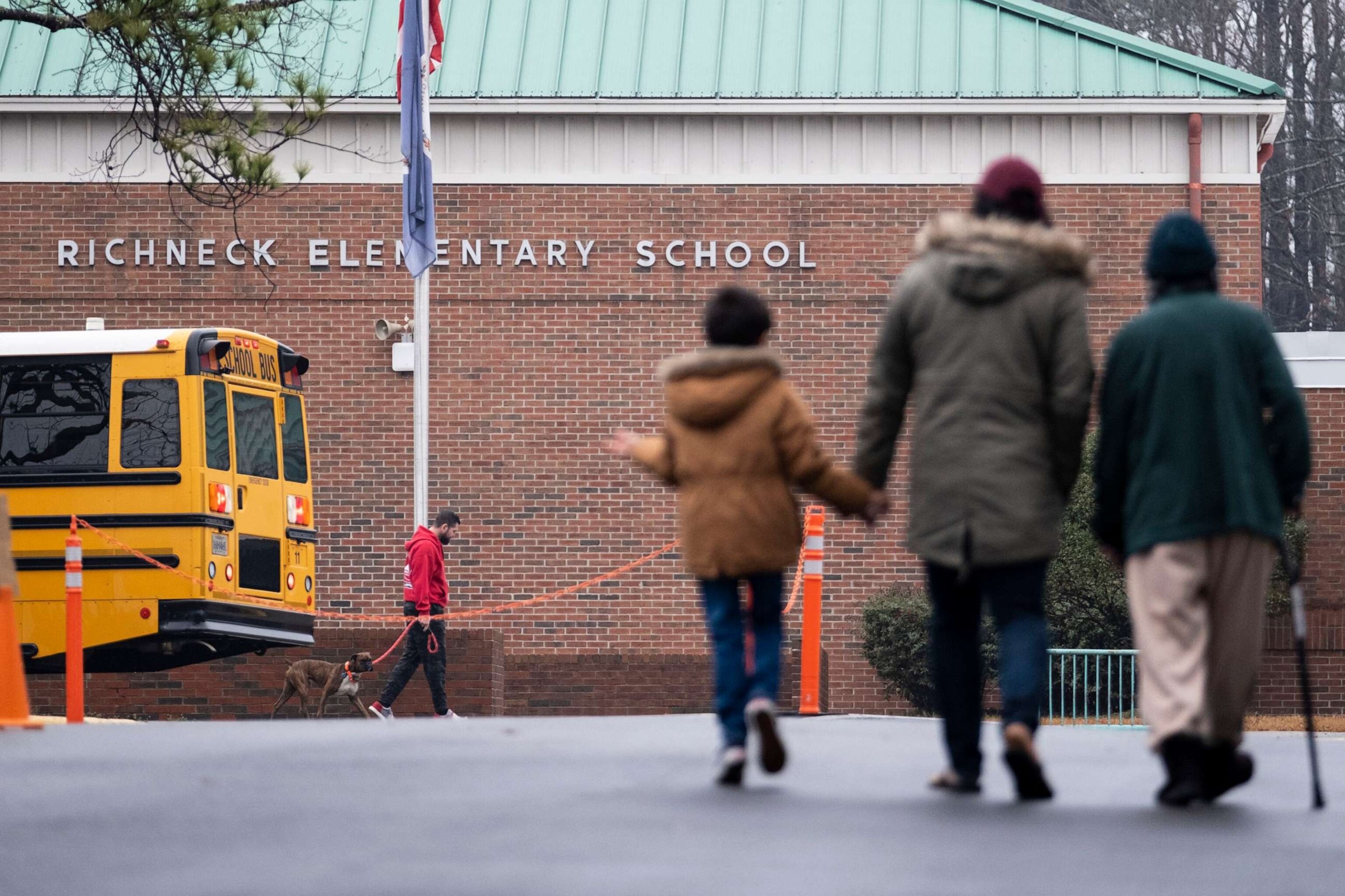 PHOTO: Students return to Richneck Elementary in Newport News, Va. on Jan. 30, 2023.