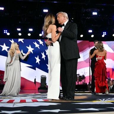 green dress women inauguration Ivanka Trump wears forest green outfit and matching hat at Donald Trump  inauguration