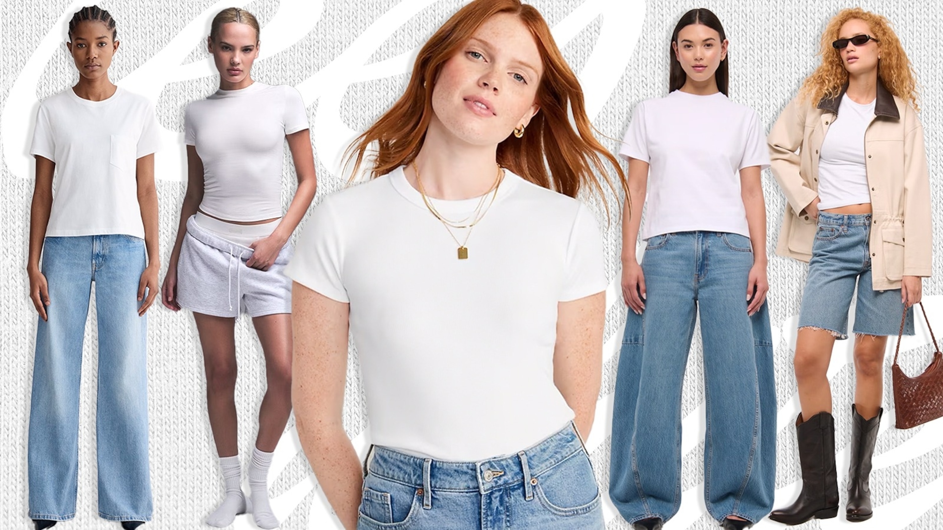 Essential white T-shirts for summer, starting at under $10