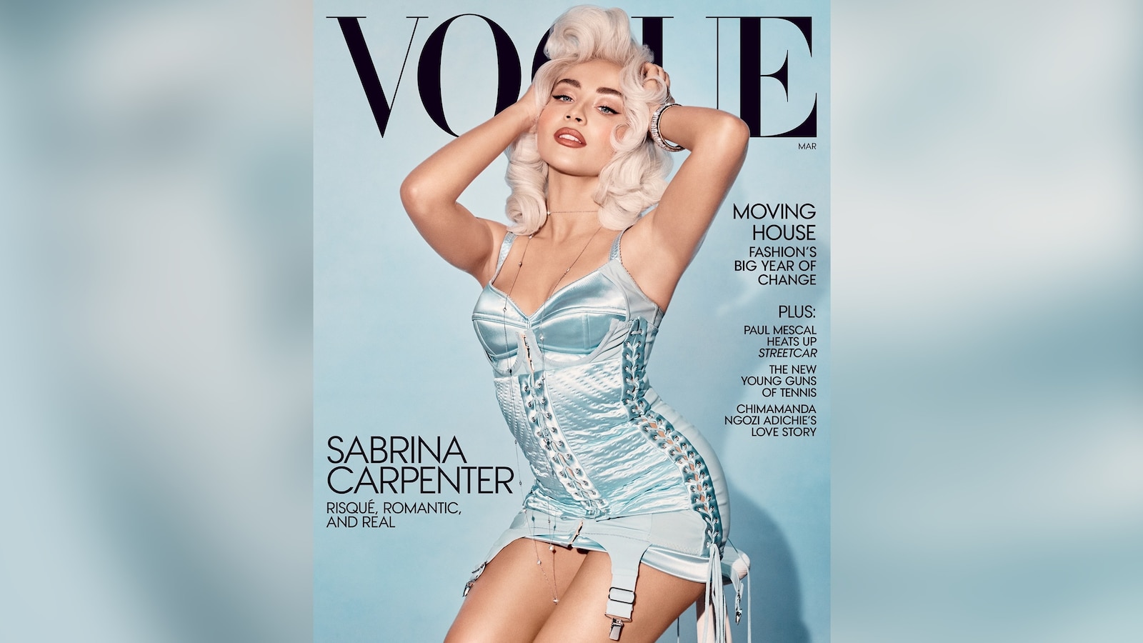 Sabrina Carpenter channels Madonna's iconic glam for Vogue March 2025