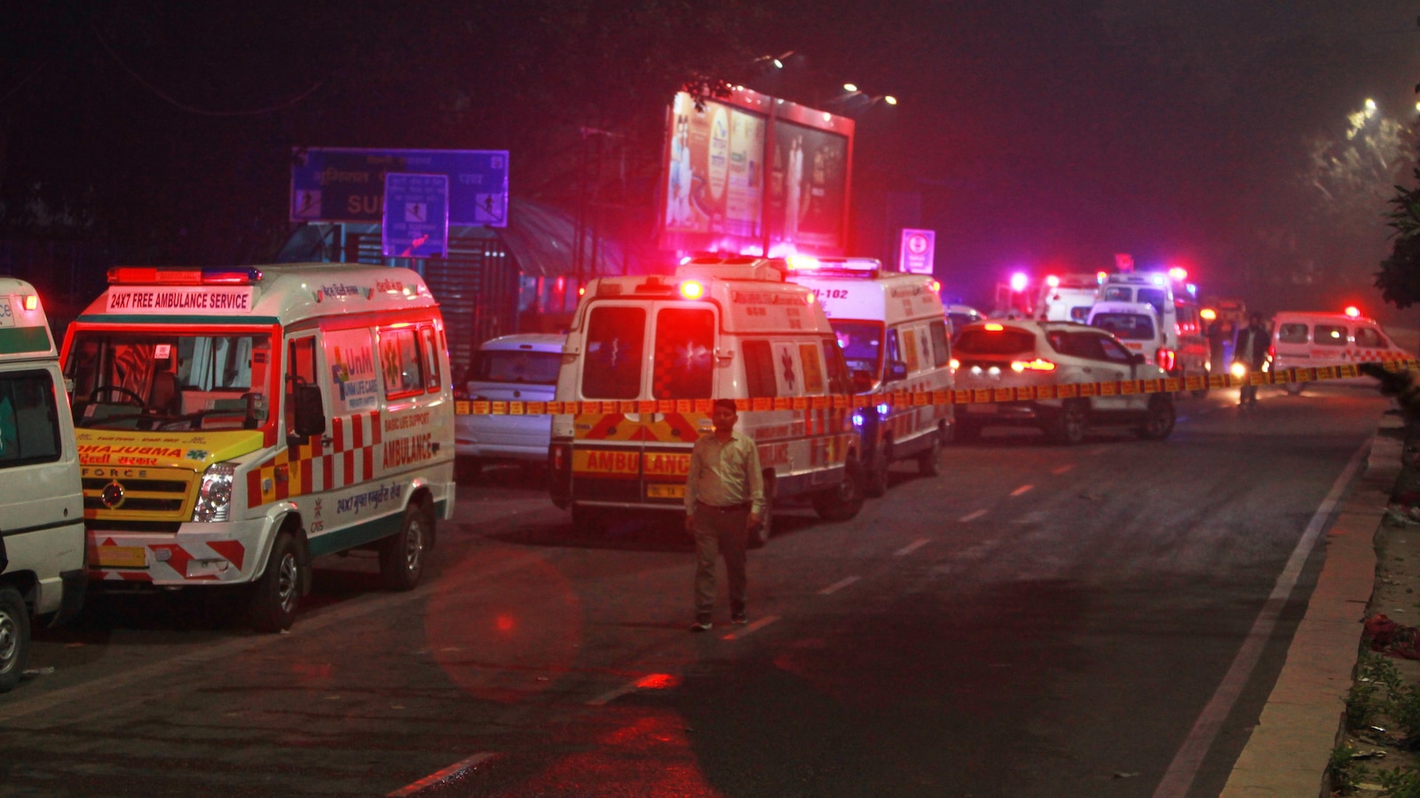 Car explodes near historic fort in India's capital, killing at least 8, police say