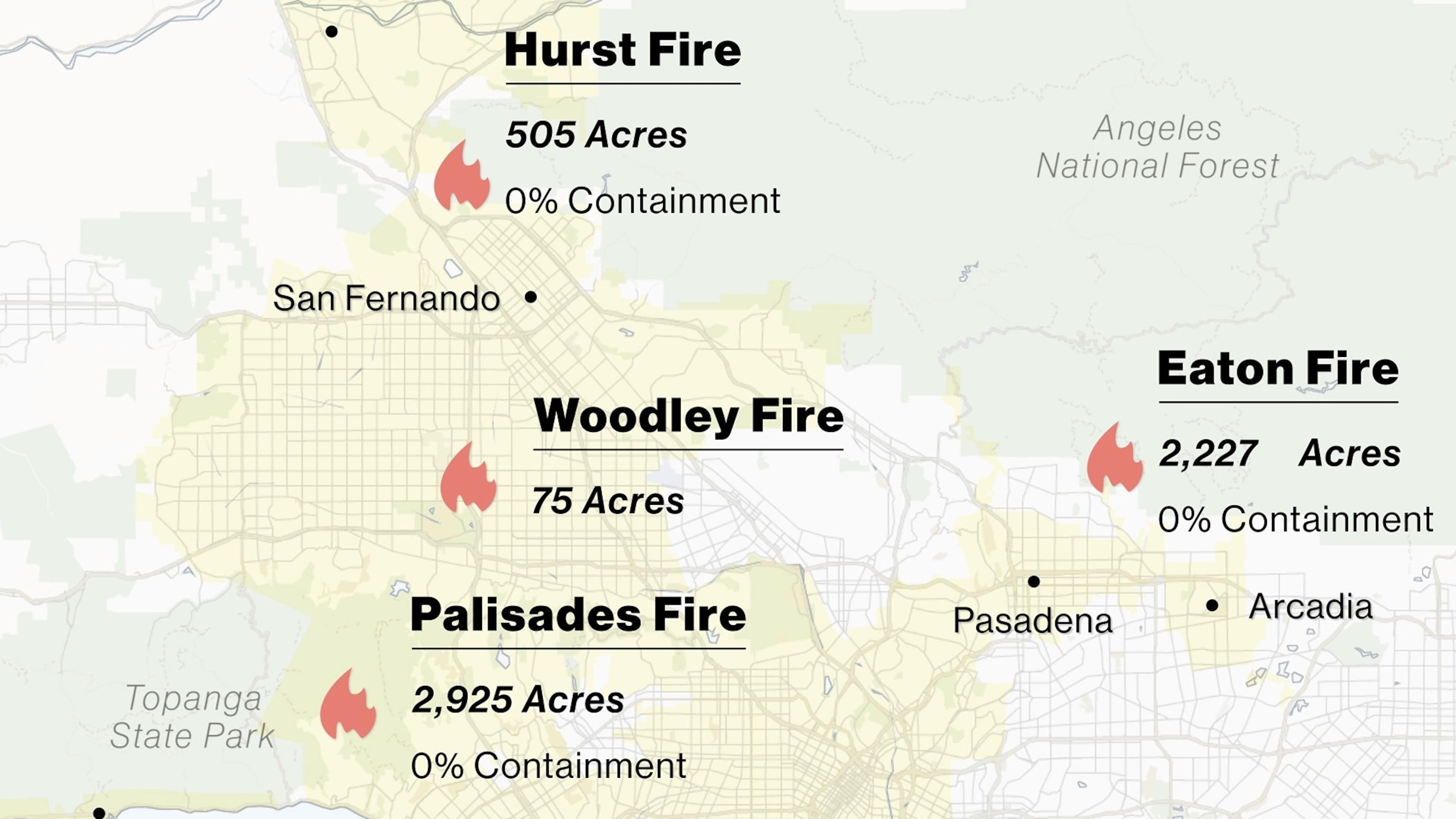 California Wildfires Maps Present - LACountyFires V03 LY 1736354083781 HpMain 2 16x9