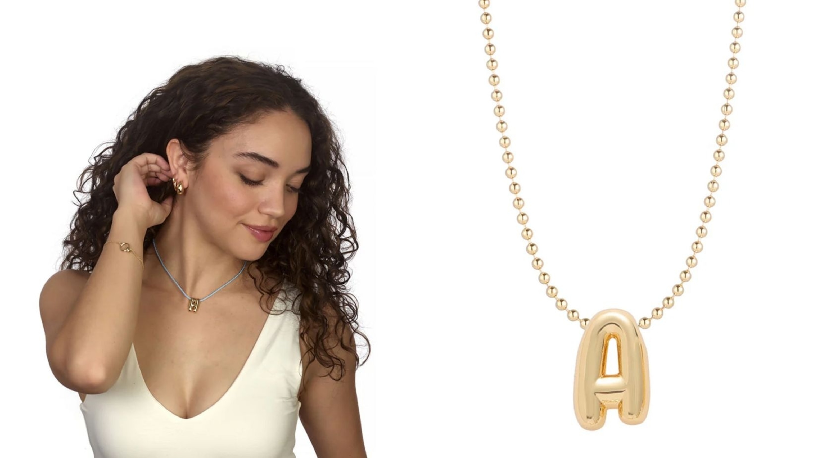 Leo & Luca: Mini Balloon Initial Necklace