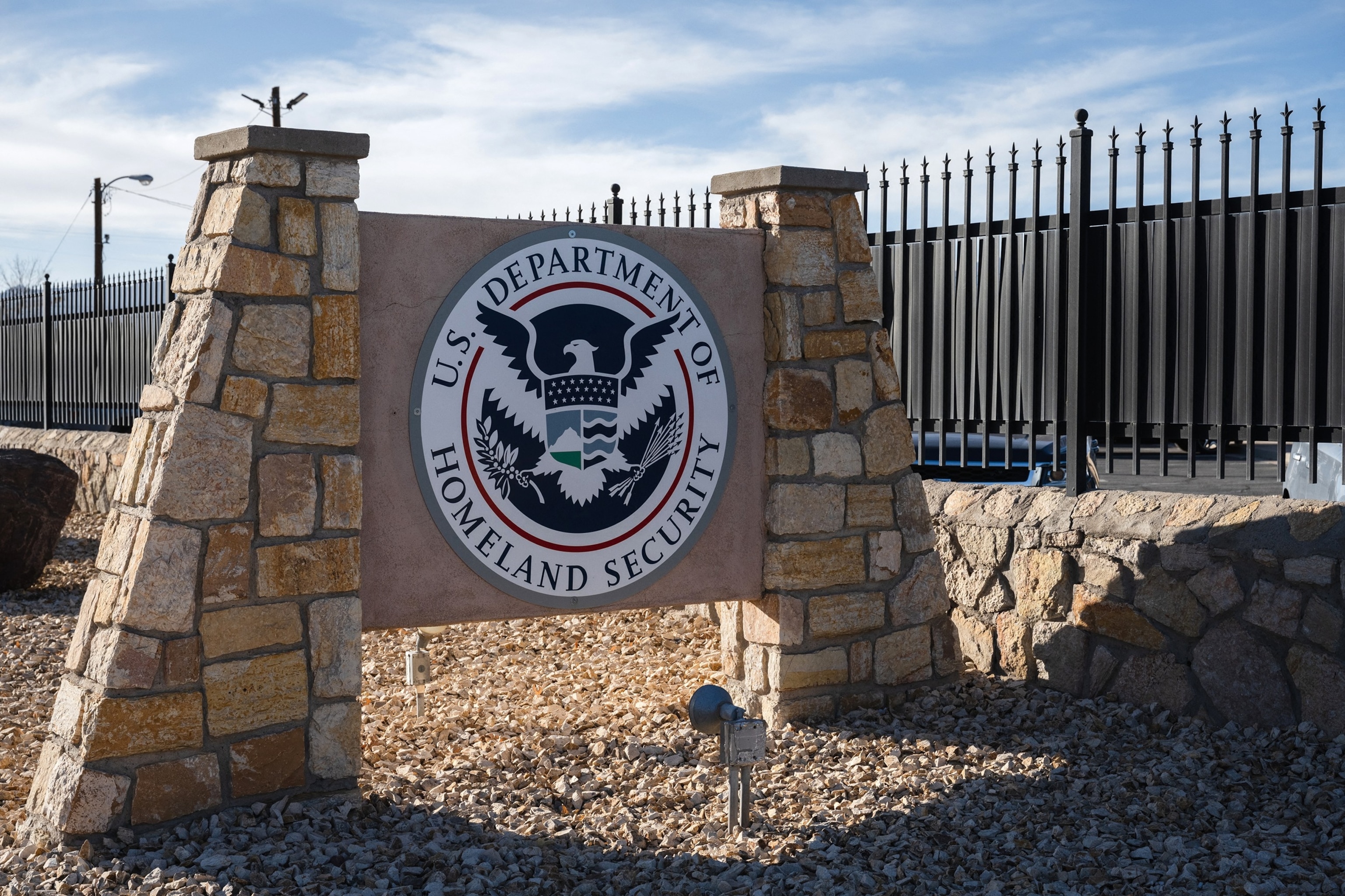PHOTO: Immigration and Customs Enforcement's (ICE) El Paso Processing Center is pictured  in El Paso, Texas on February 13, 2025.