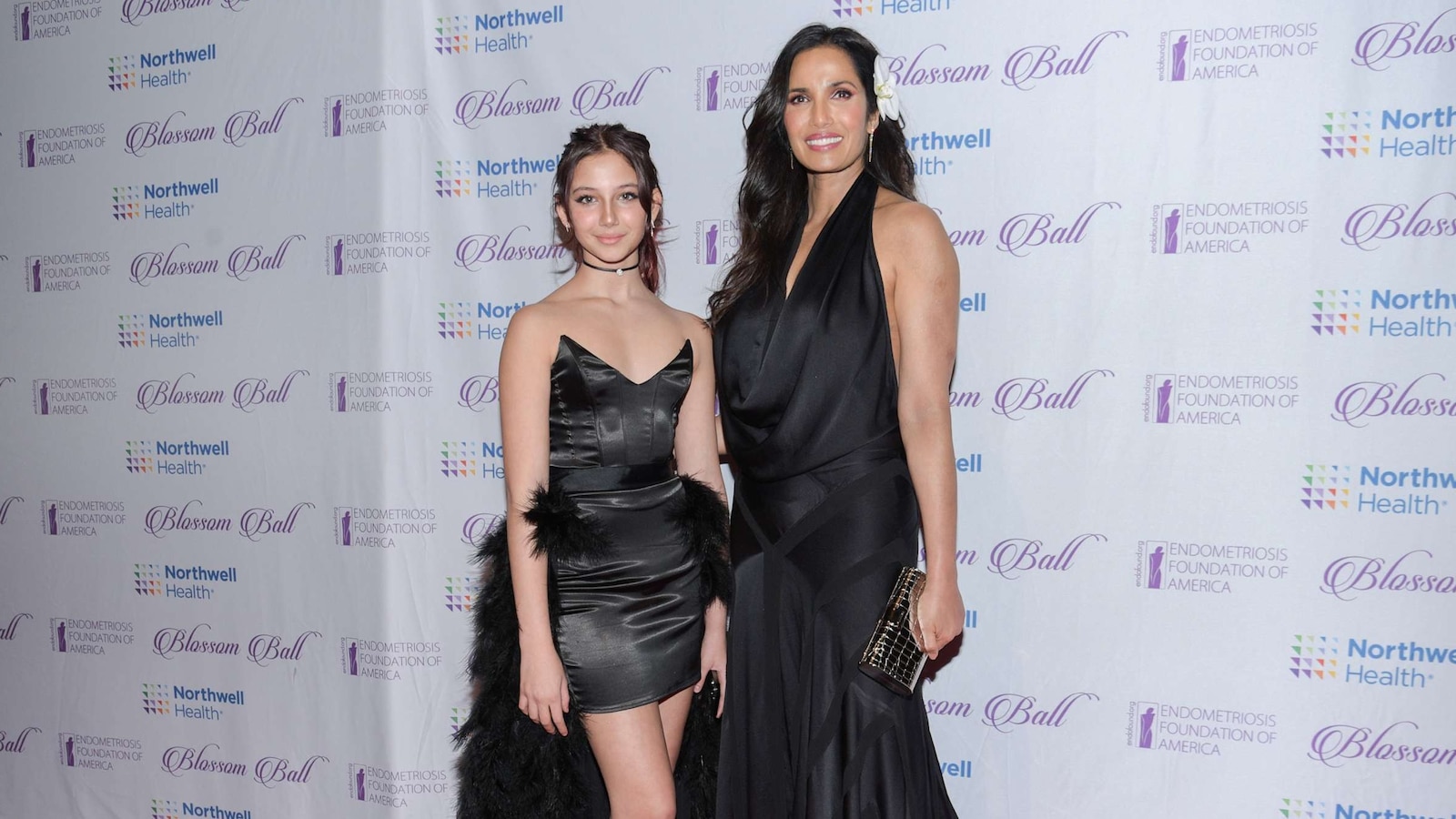 Padma Lakshmi and daughter Krishna don matching looks at 2023 Blossom