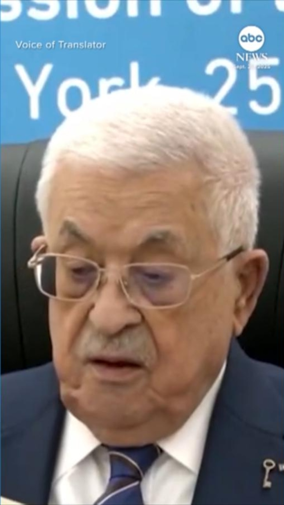 NextImg:Video Palestinian president calls Israeli aggression in Gaza Strip a 'war crime'