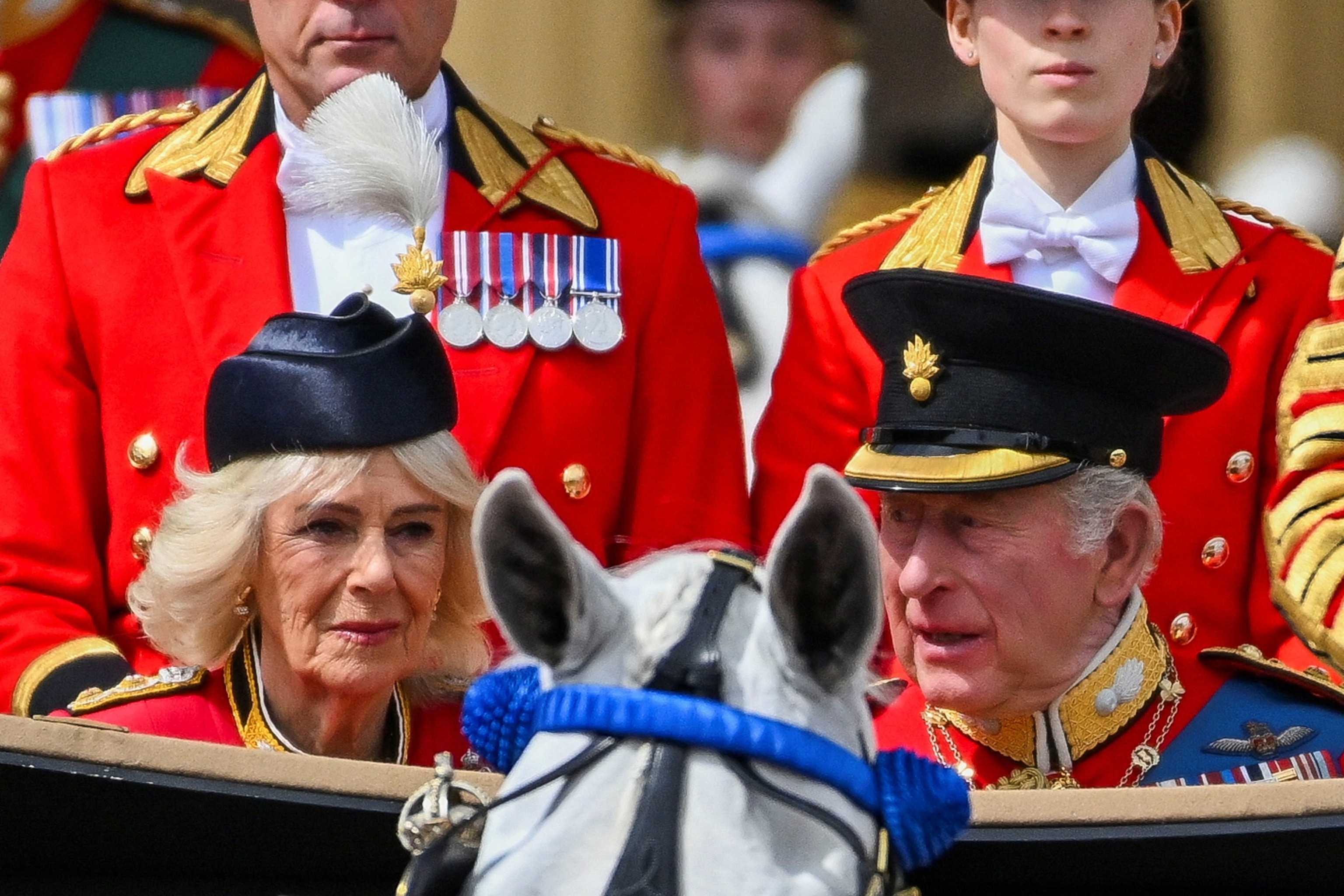 PHOTO: Trooping the Colour parade to honour Britain's King Charles on his official birthday in London