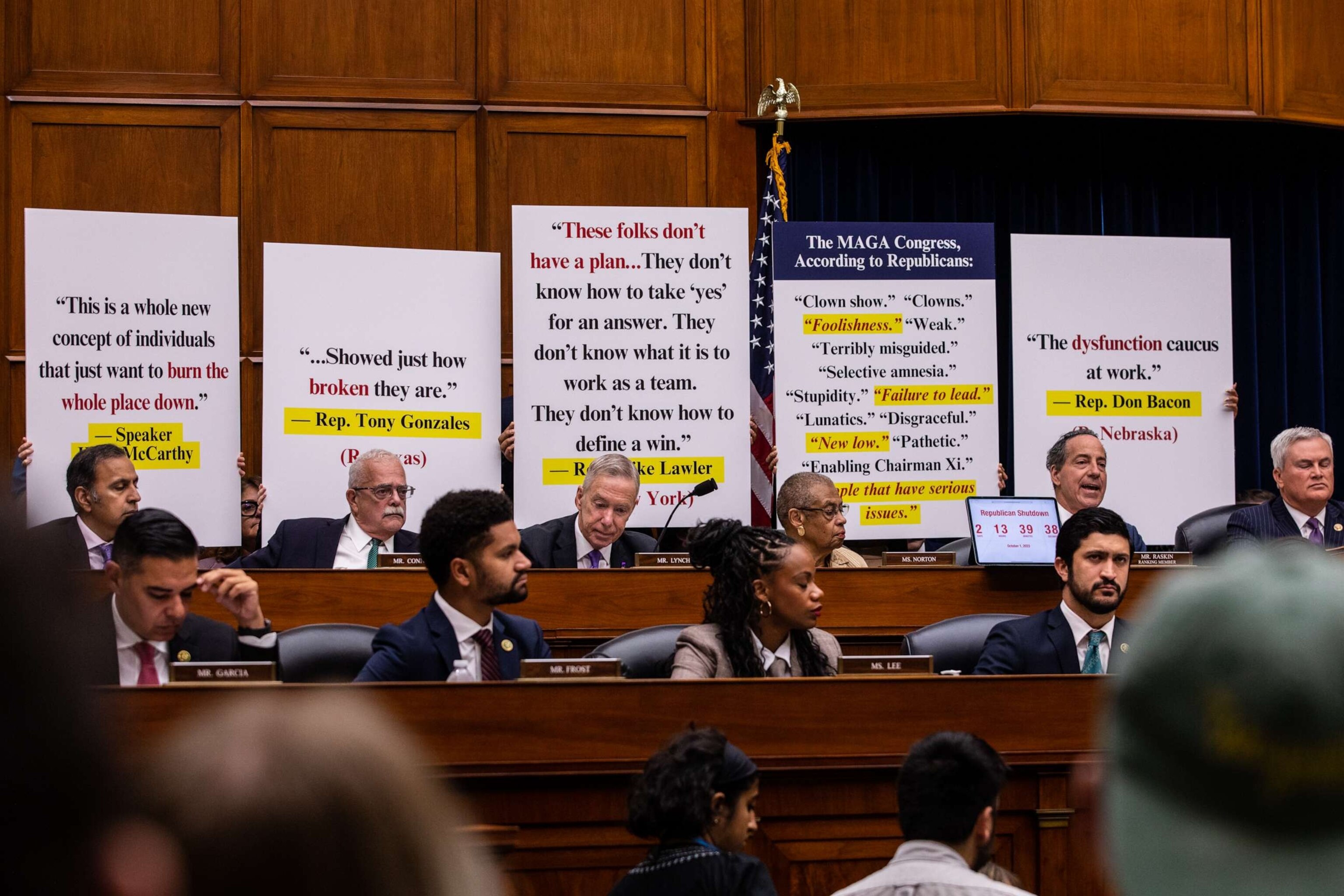 PHOTO: Representative Jamie Raskin speaks during a hearing titled "Basis for an Impeachment Inquiry of President Joseph R. Biden Jr.," Sept. 28, 2023, in Washington.