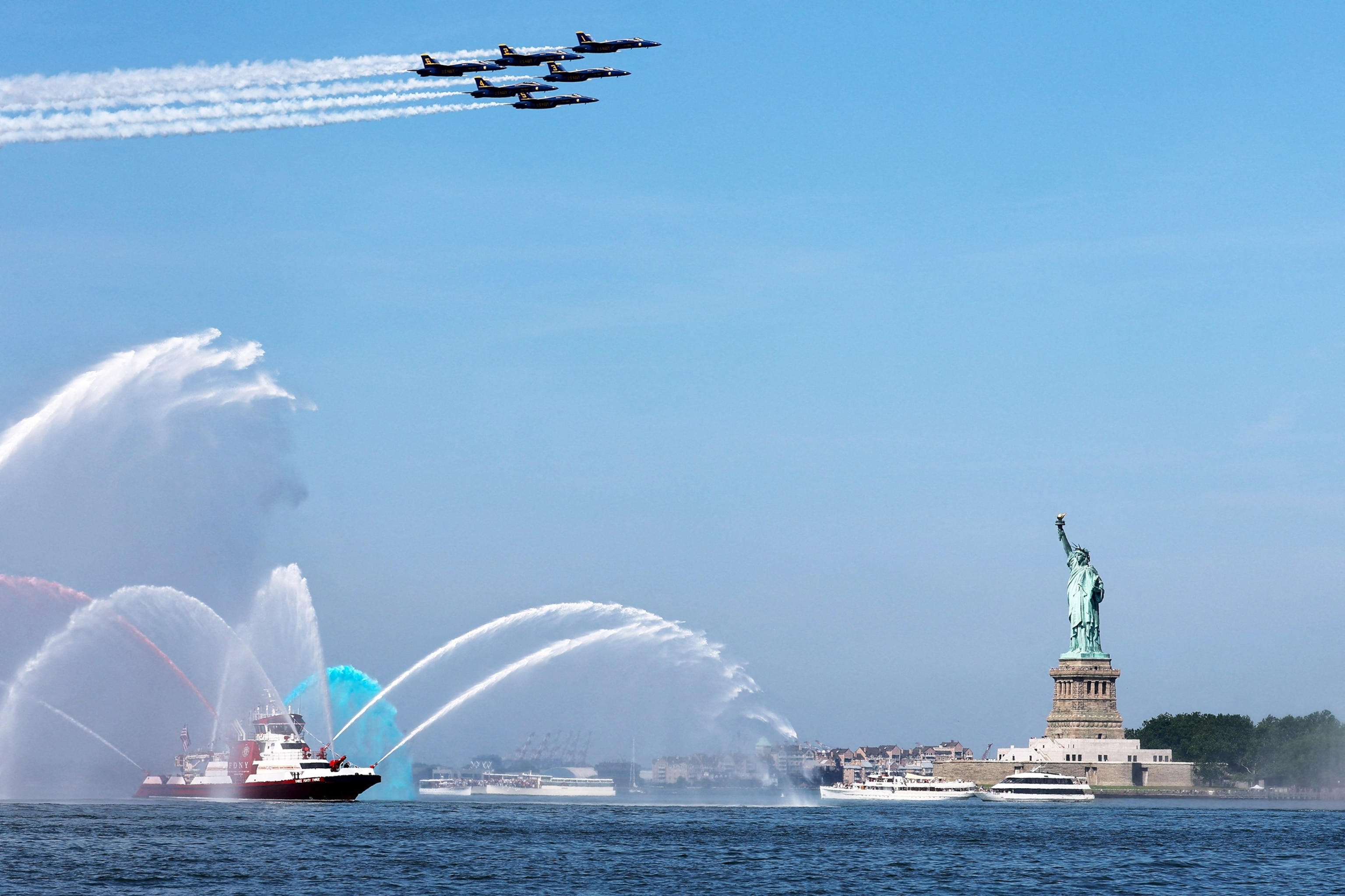 PHOTO: The United States celebrates its 250th anniversary on Independence Day in New York City