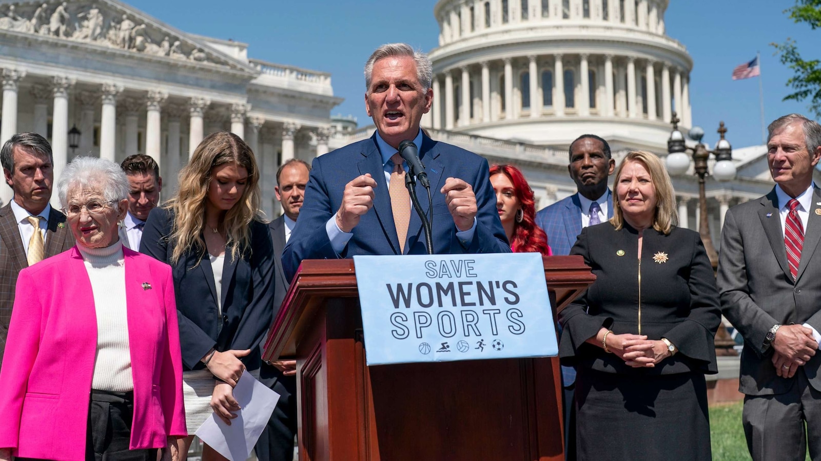 House Republicans pass ban on transgender athletes competing with women ...