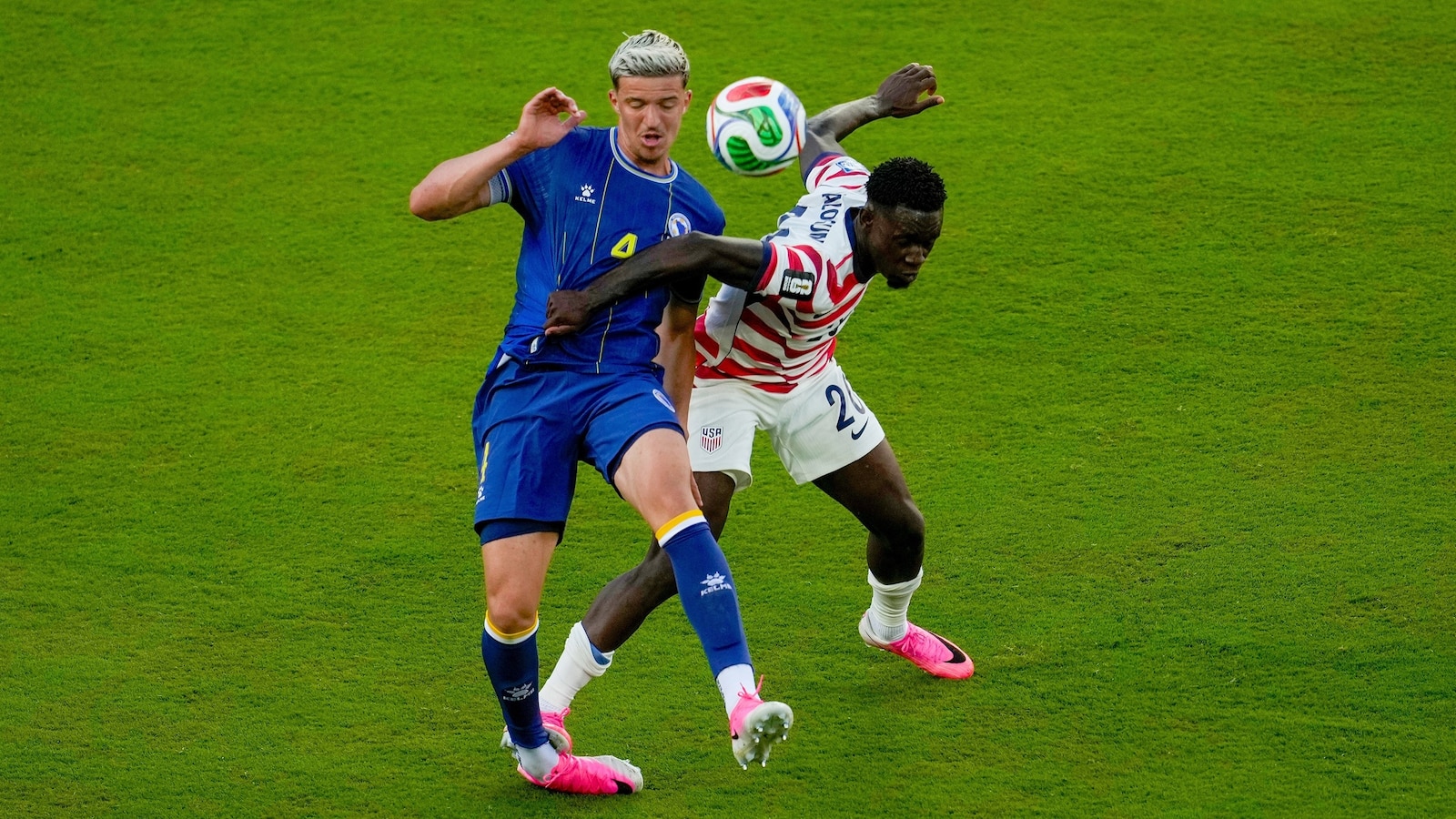 Trump says he asked FIFA to review US World Cup star Folarin Balogun's red card ban