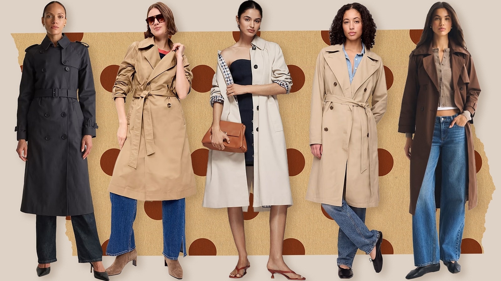 Shop top trench coats for women this fall.