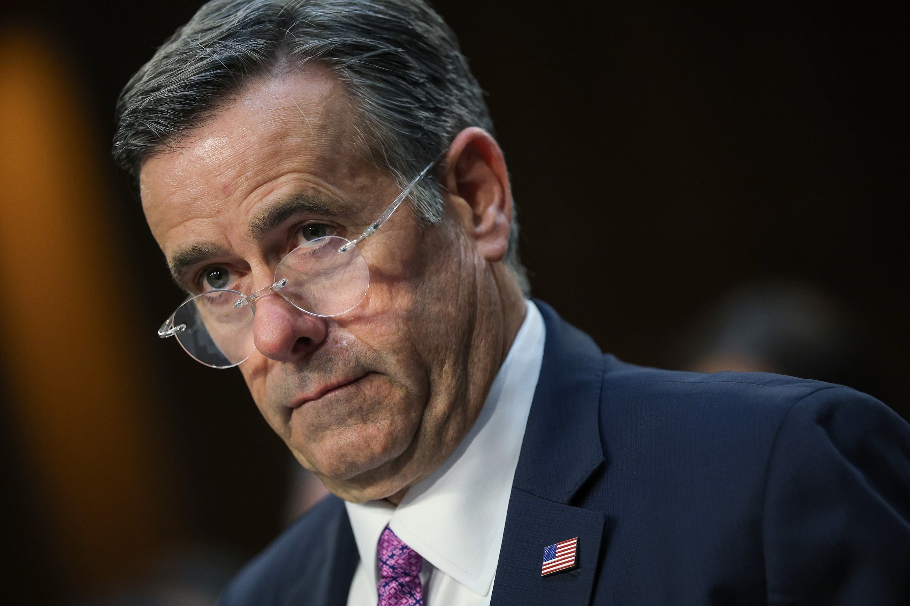 CIA Director John L. Ratcliffe testifies during a Senate Intelligence Committee hearing on worldwide threats in the Hart Senate Office Building on March 18, 2026, in Washington, D.C.