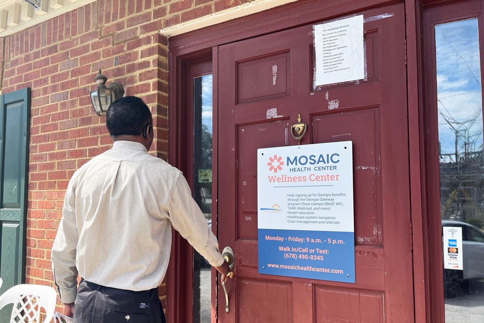 PHOTO: Since arriving in the U.S. last year from Ethiopia, Lukas has been visiting the Mosaic Health Center in Clarkston, Georgia, to address diabetes-related complications. 