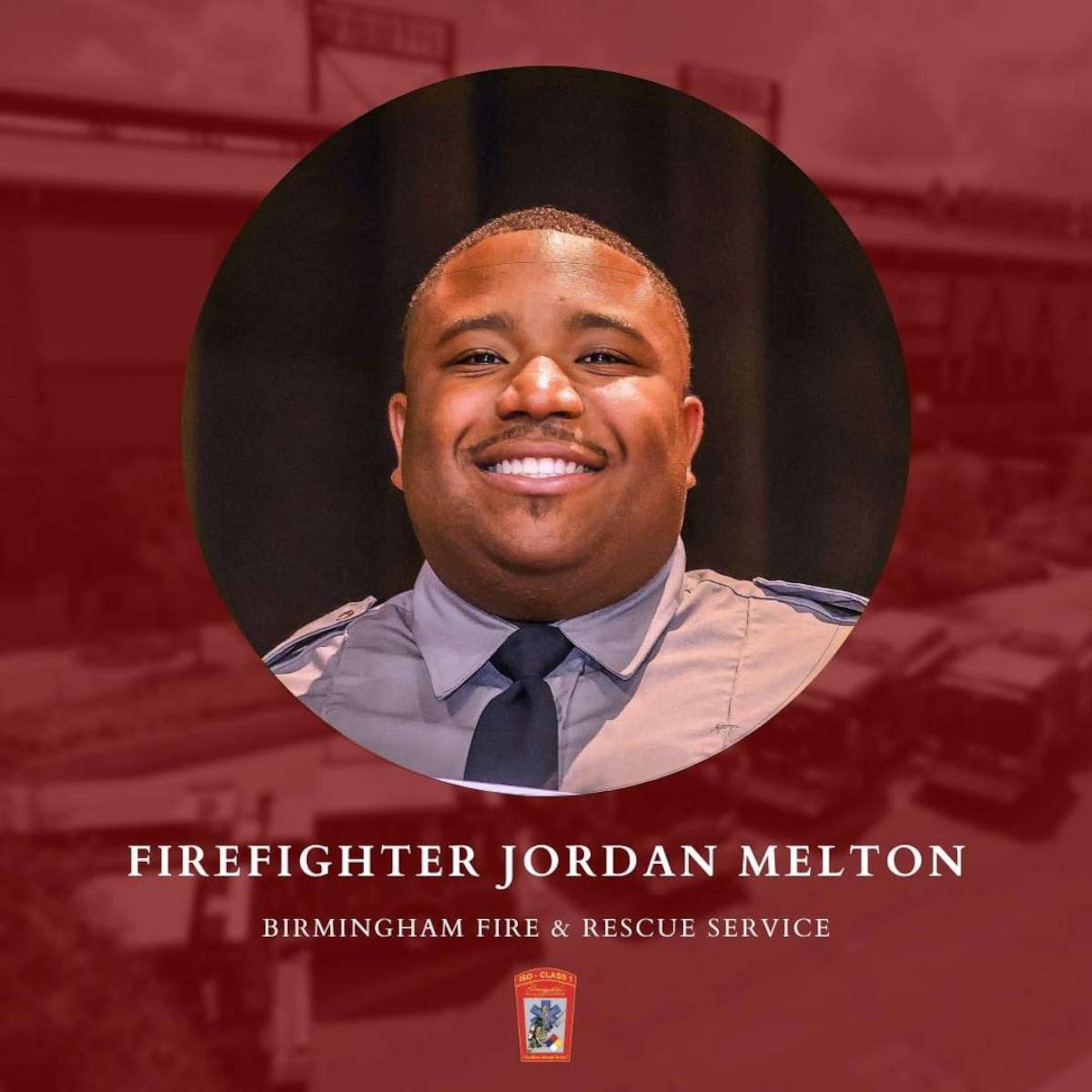 PHOTO: Birmingham firefighter Jordan Melton was injured in a shooting on July 12, 2023, in Birmingham, Ala.