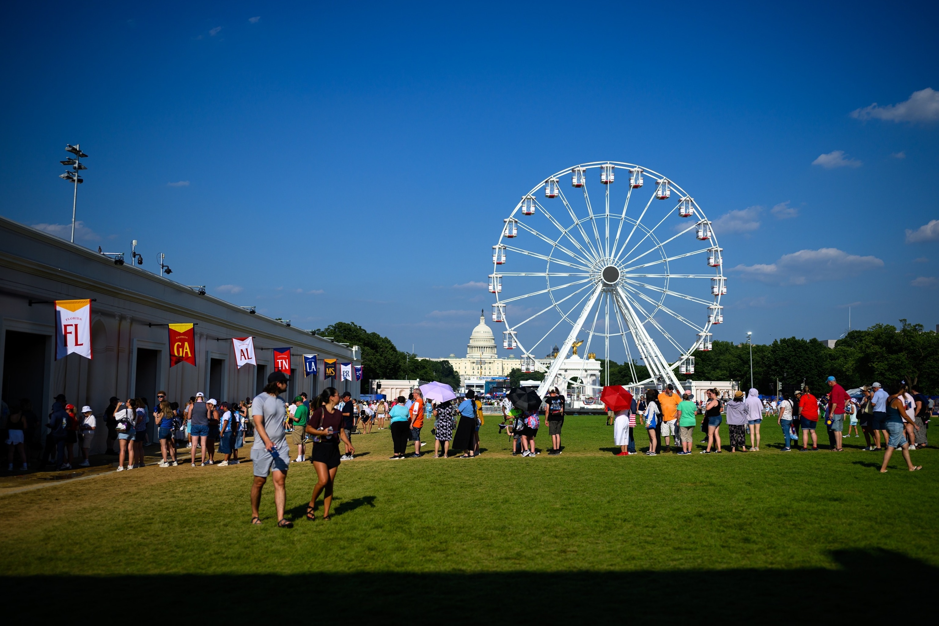 PHOTO: A Tribute To America On The National Mall In D.C. Celebrates America's 250th