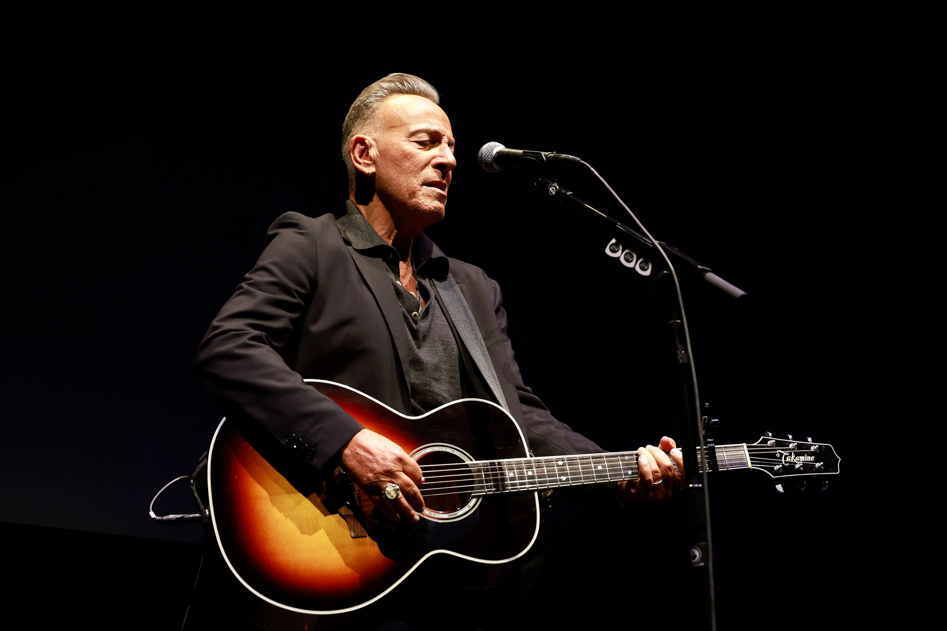 Bruce Springsteen Performs At Deliver Me From Nowhere Nyff Premiere