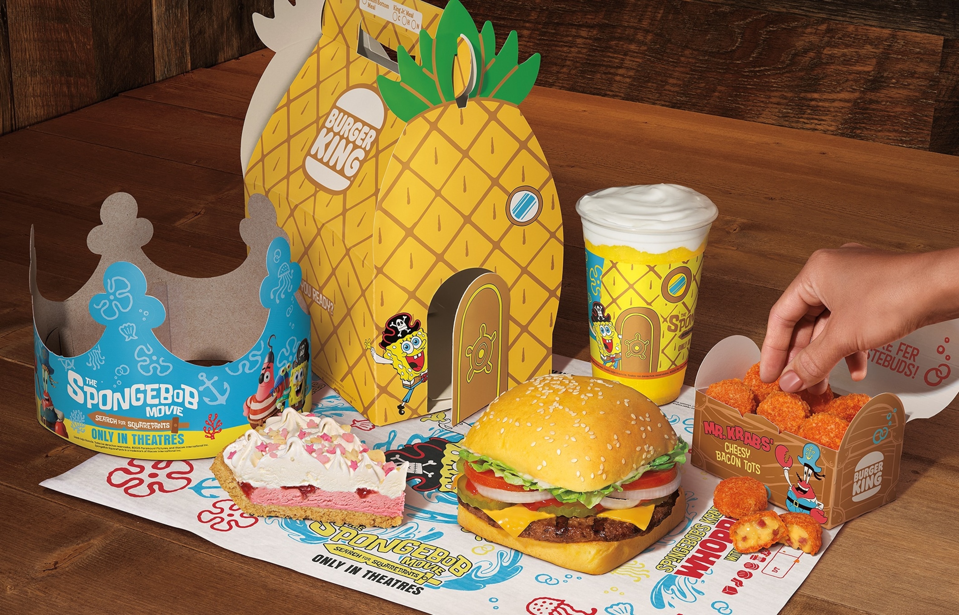 What's on the new SpongeBob menu at Burger King - ABC News, image size:3072x1970