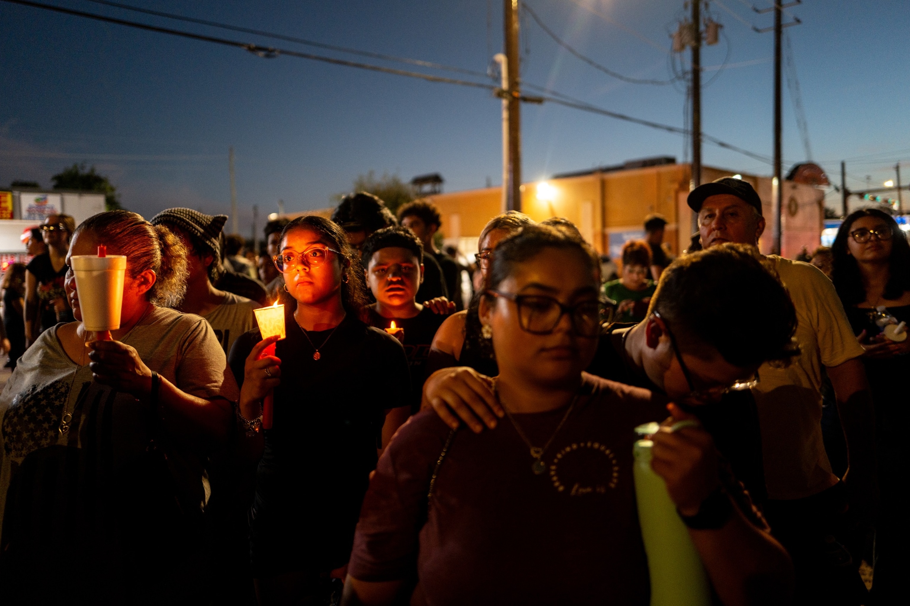 PHOTO: Protest And Vigil Held For Mexican Immigrant Killed By ICE Officer During Attempted Traffic Stop Arrest