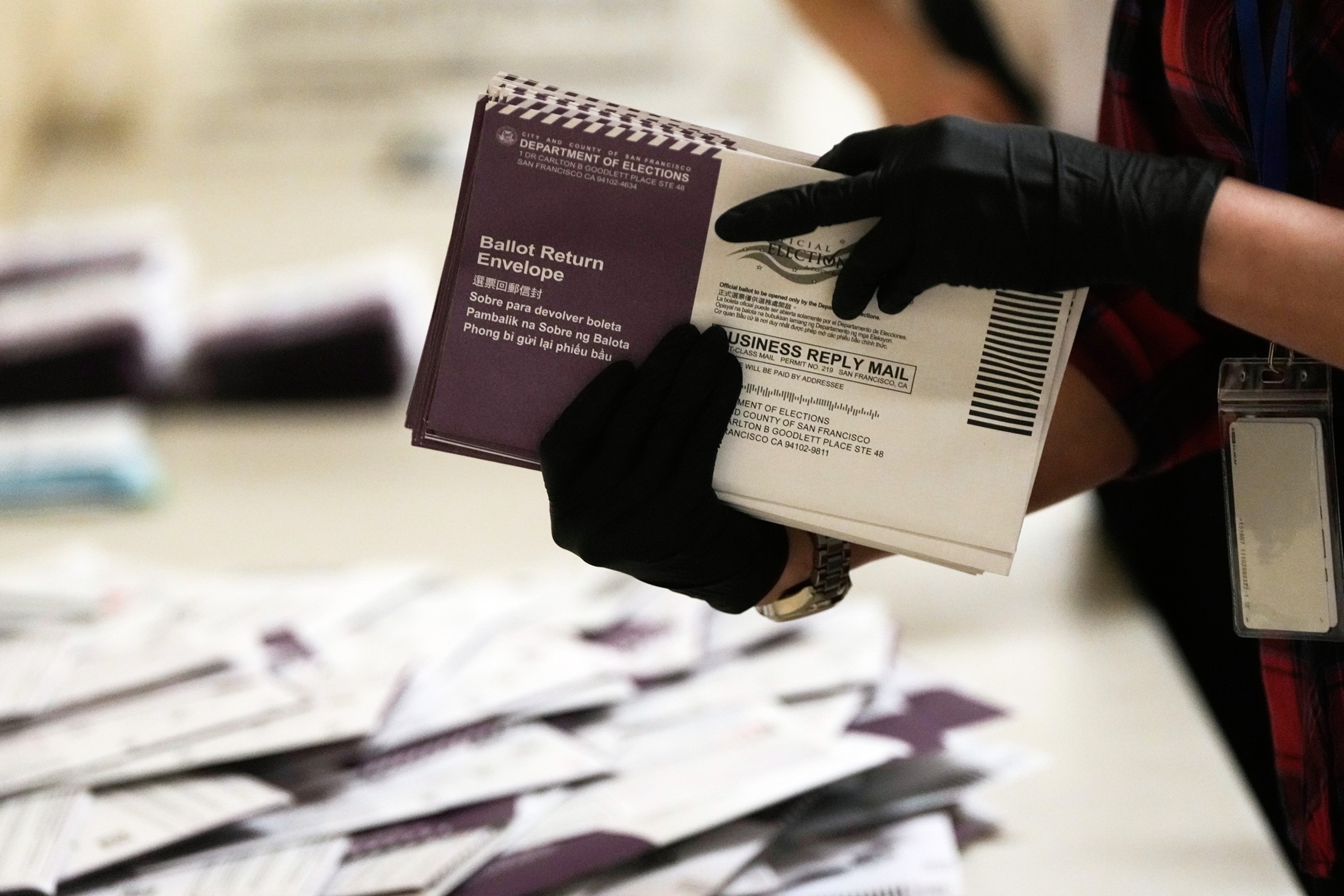 PHOTO: US Election 2026 Ballot Issues Voting