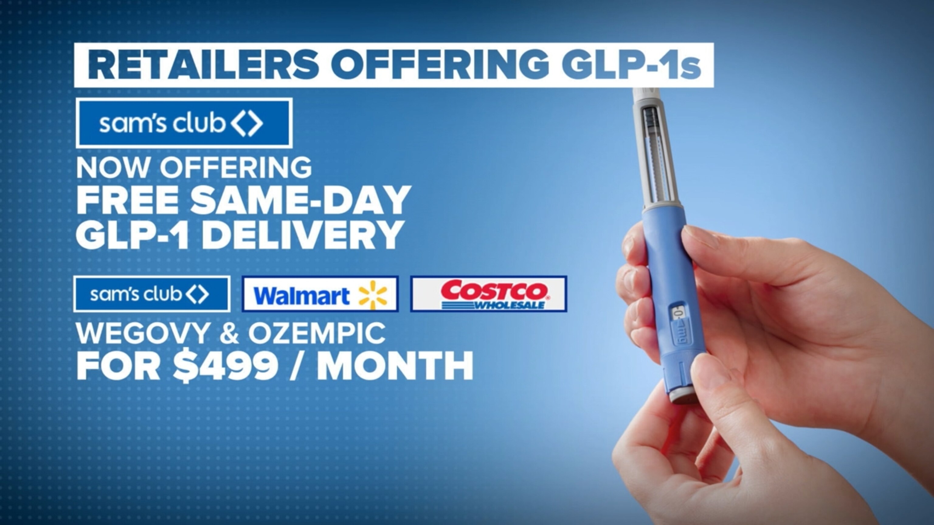 glp-1 delivery Sam's Club announces delivery of GLP-1 medications
