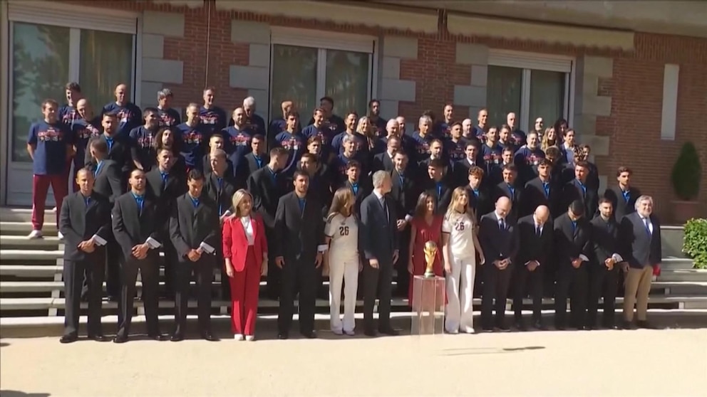 WATCH: Spain celebrates World Cup title