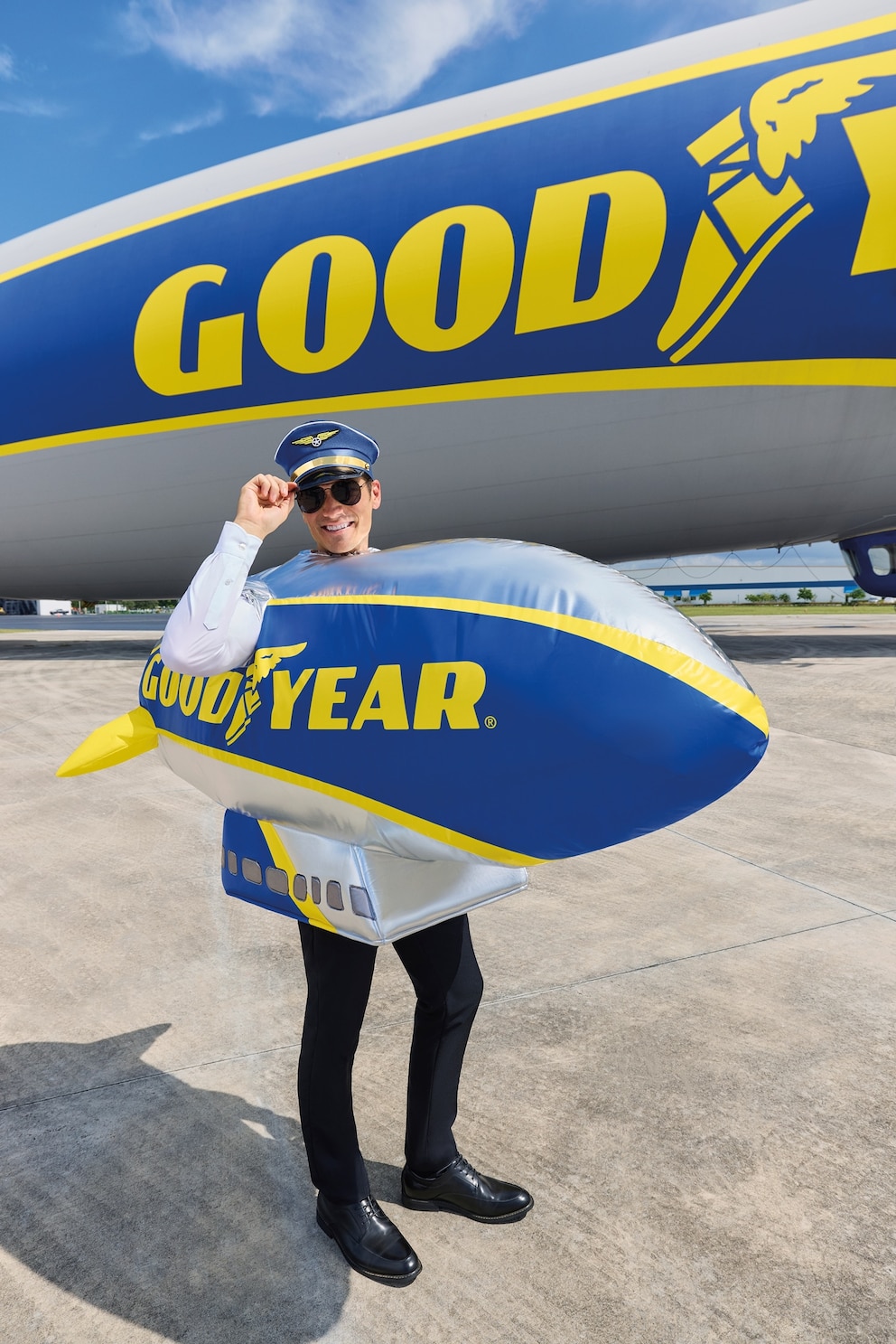 PHOTO: Spirit Halloween launched an inflatable Goodyear Blimp costume for 2026
.