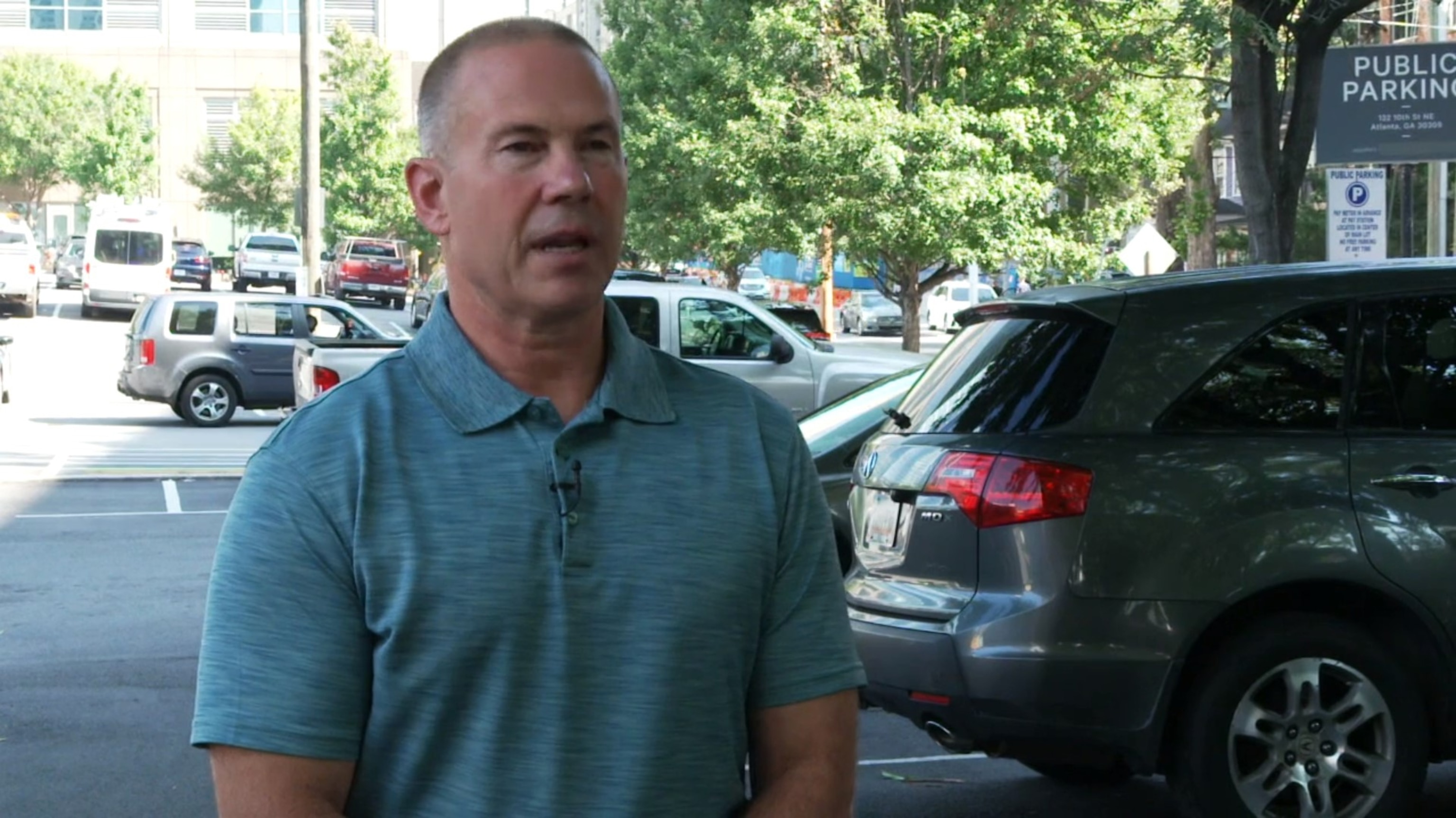 PHOTO: Jeff Phillips, who owns a private booting company in Atlanta speaks with ABC News Live.