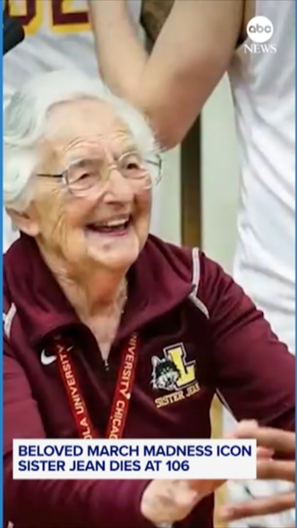 Video Beloved March Madness icon Sister Jean dies at 106