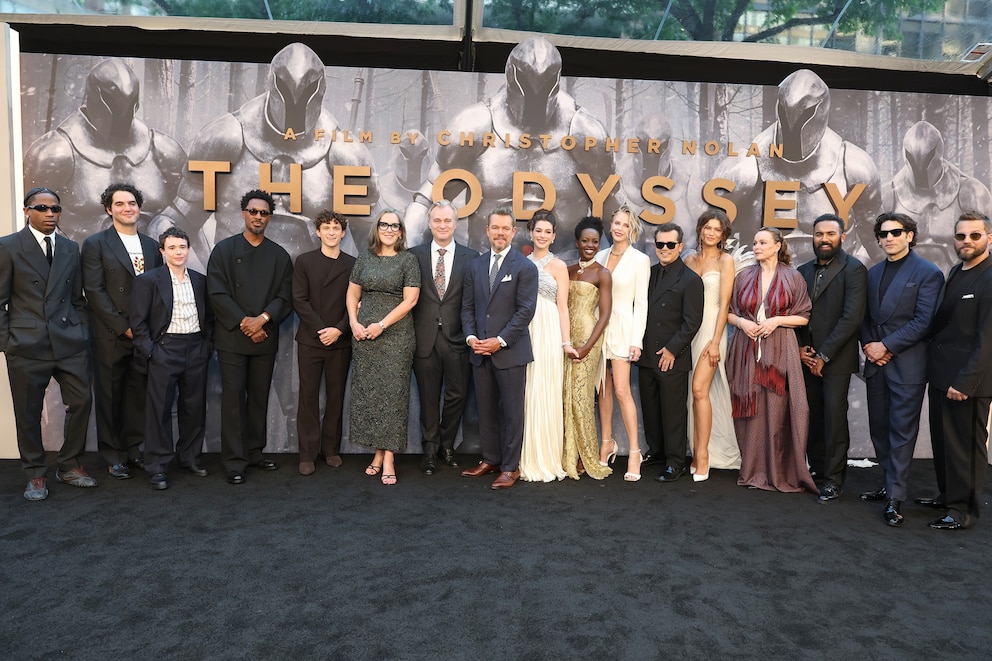 PHOTO: The cast attend the premiere of "The Odyssey" July 14, 2026 in New York City.