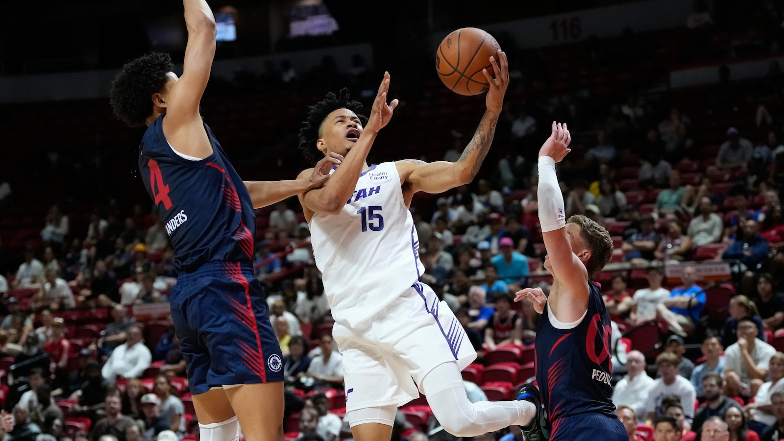 Jazz Guard Trey Alexander Stretchered Off After Side Injury in Summer League