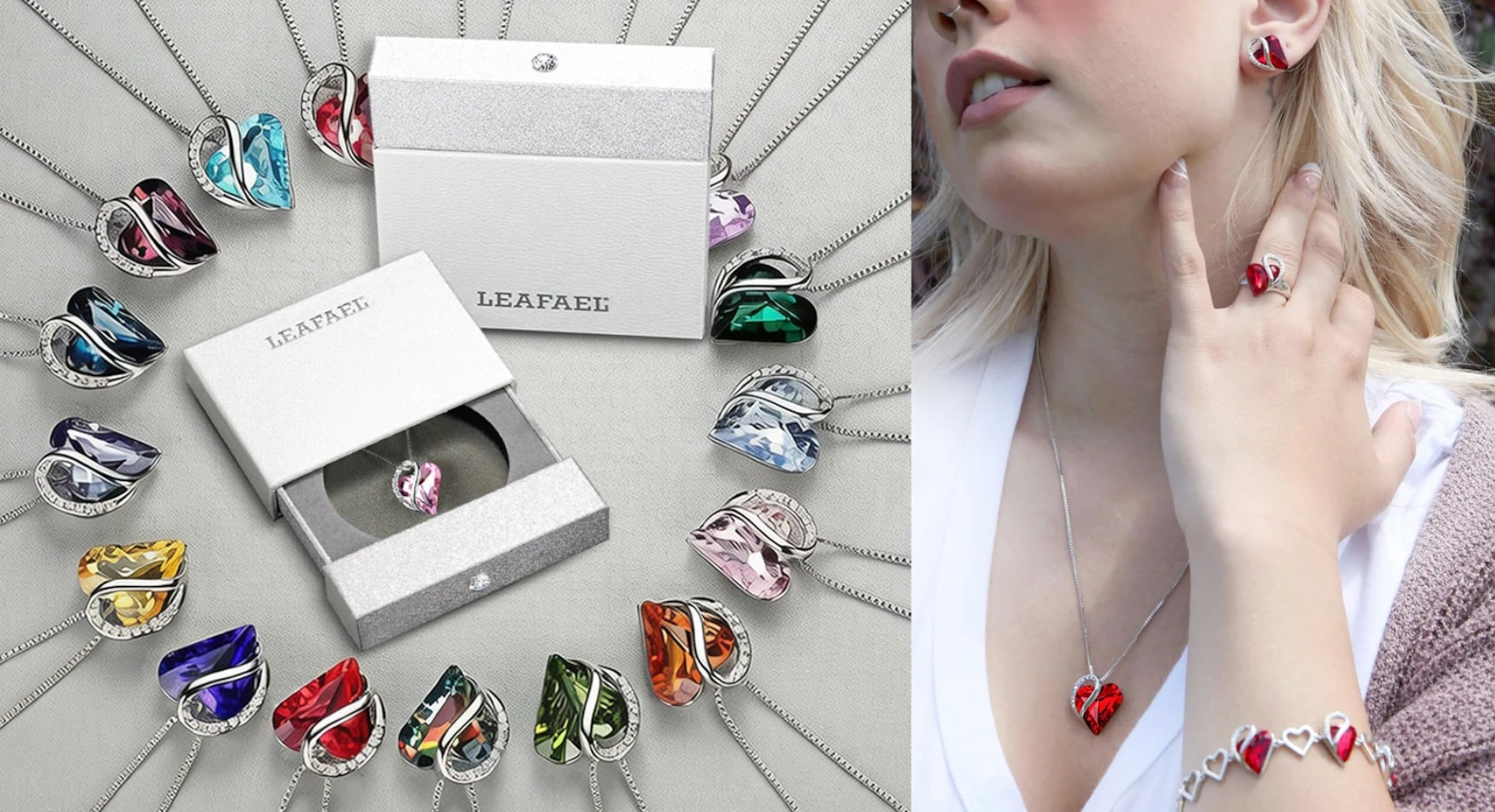 Leafael Birthstone Jewelry Collection