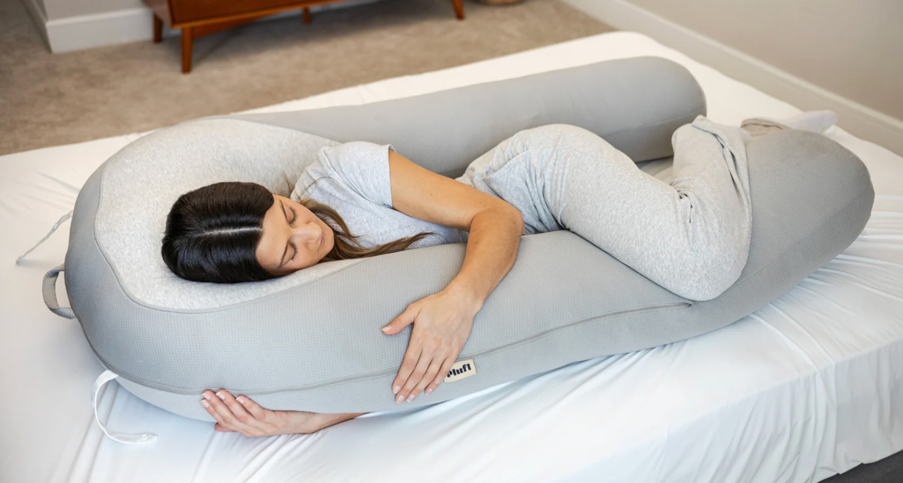 Plufl: Cooling Body Pillow and Blanket