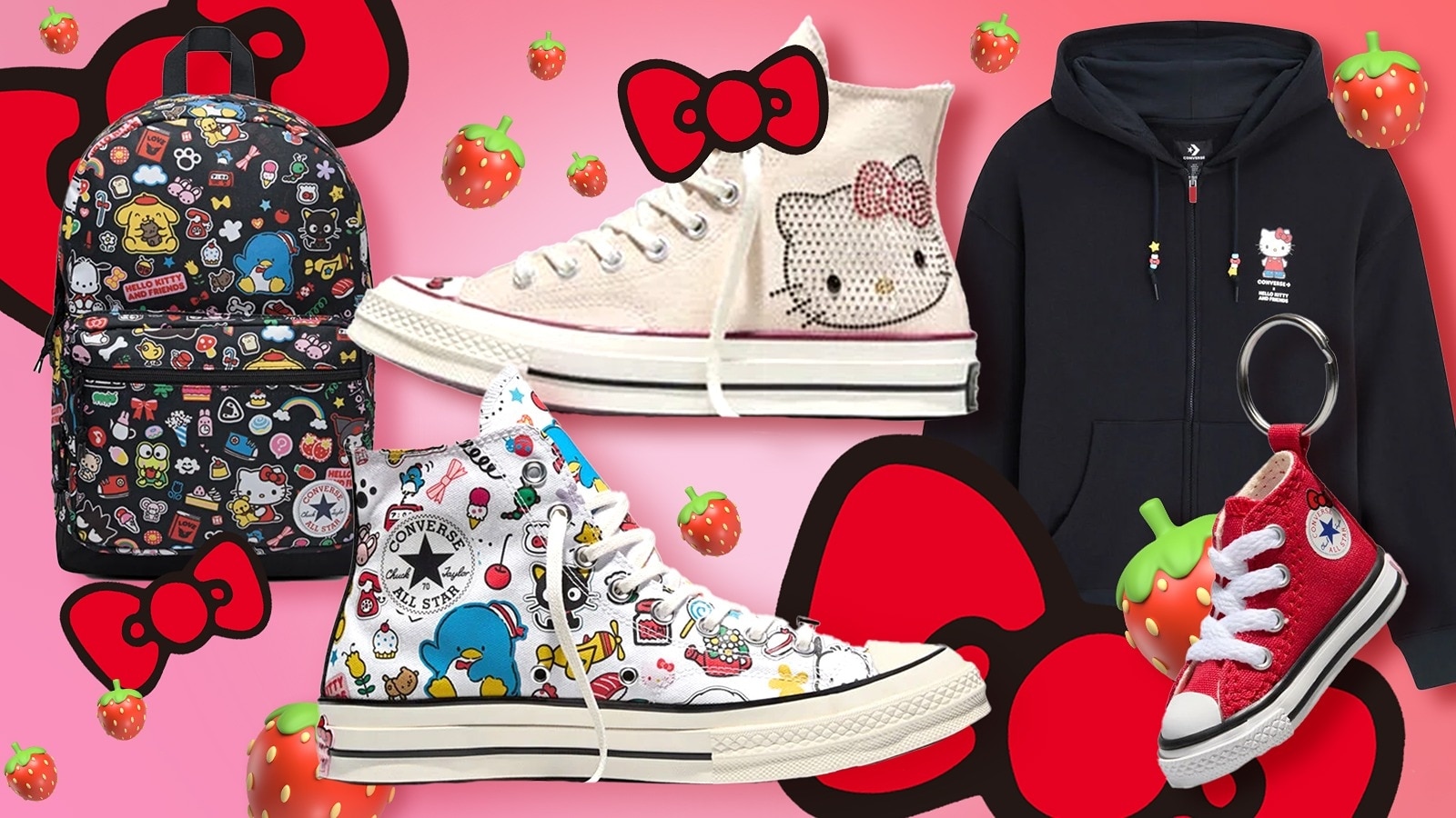 Shop the Converse x Hello Kitty collection