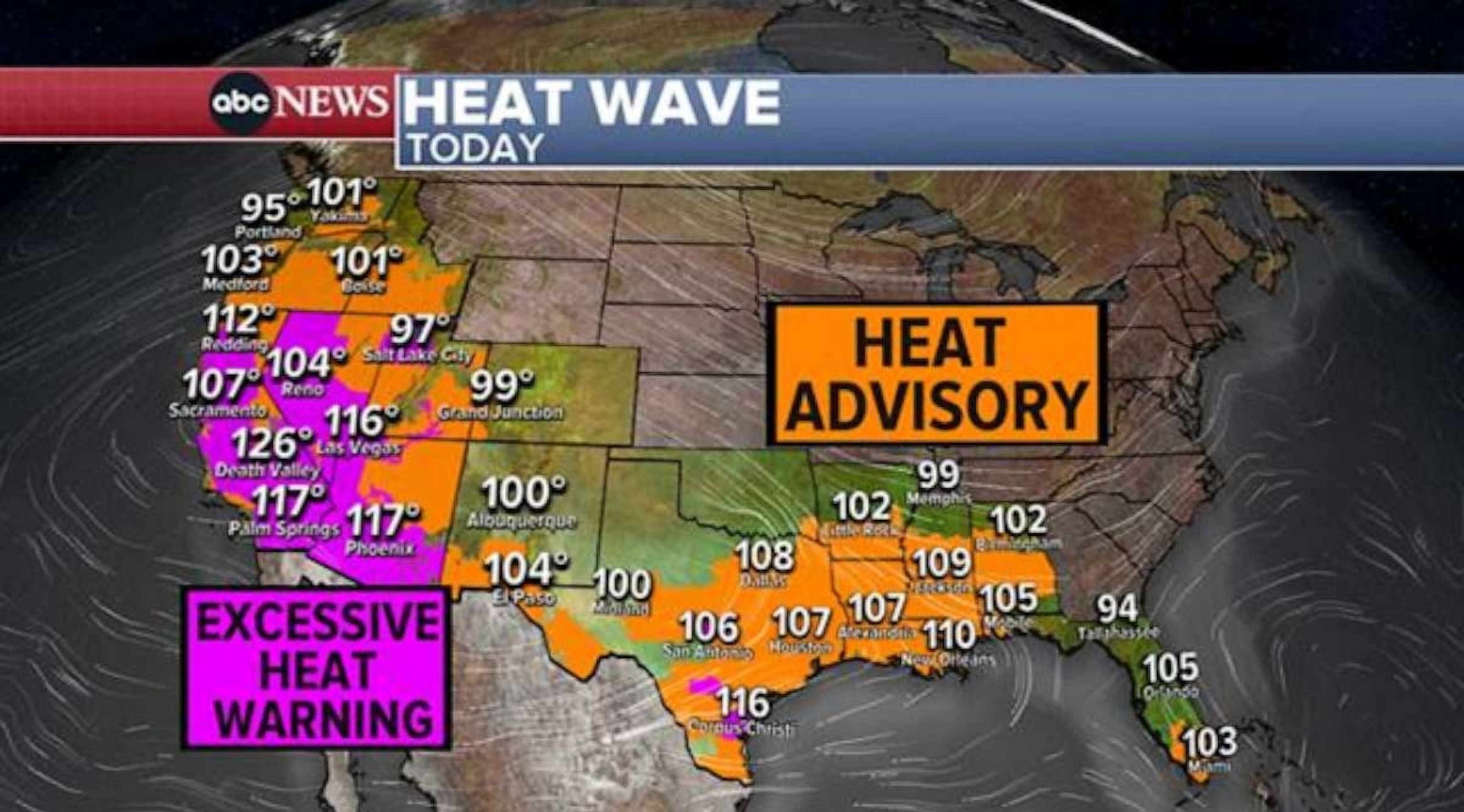 PHOTO: Heat wave graphic