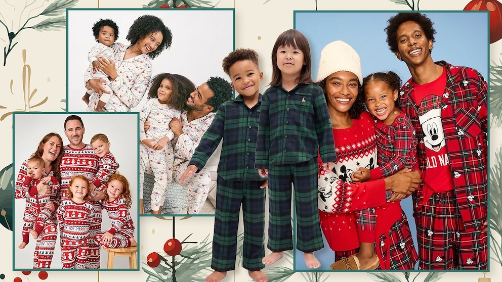 Matching family pajamas for Christmas, holiday cards and beyond - Good ...