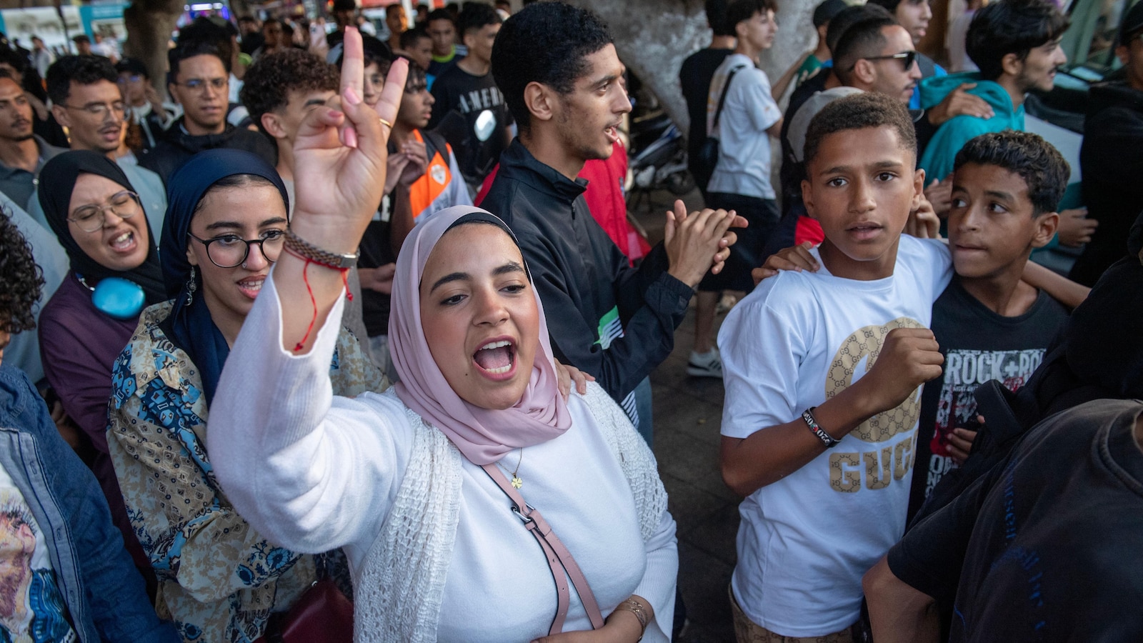 Young Moroccans clash with police while protesting stadium spending and health system decline