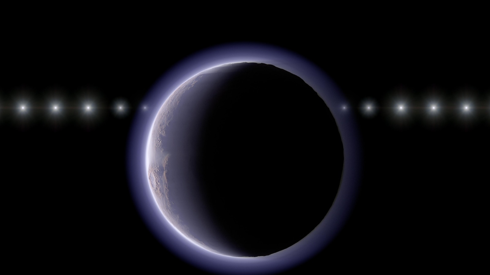Astronomers believe they've detected an atmosphere around a tiny, icy world beyond Pluto