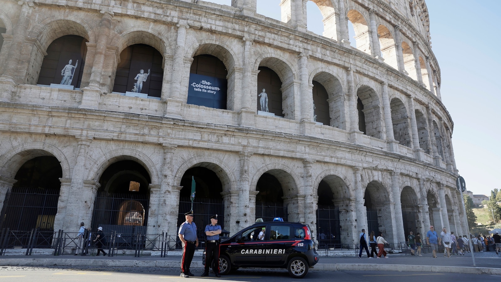 Roman Colosseum closed for day after worker falls to death
