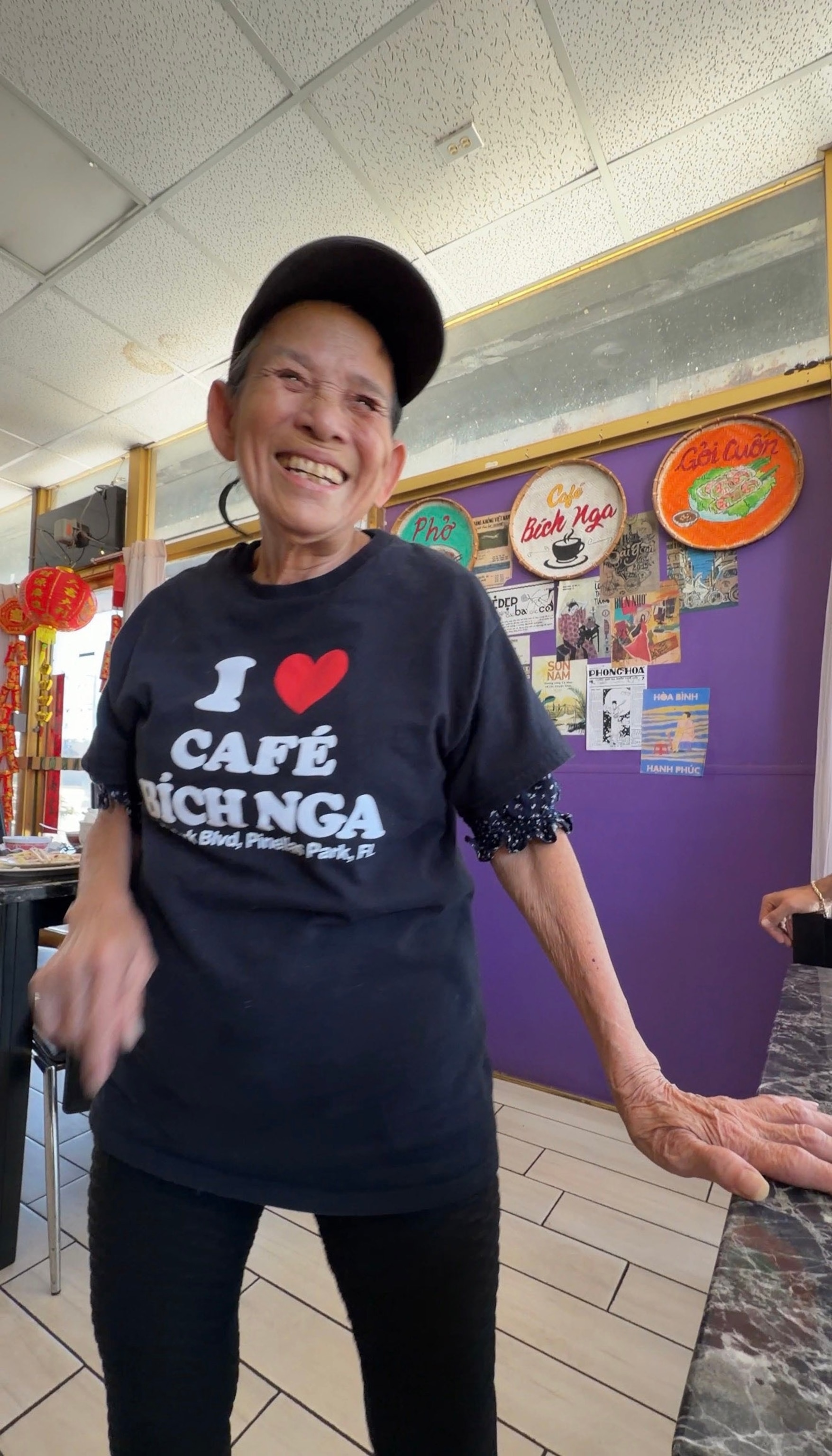 PHOTO: Mrs. Lieng  immigrated to the United States following the Vietnam War and has operated Café Bích Nga since 2009.