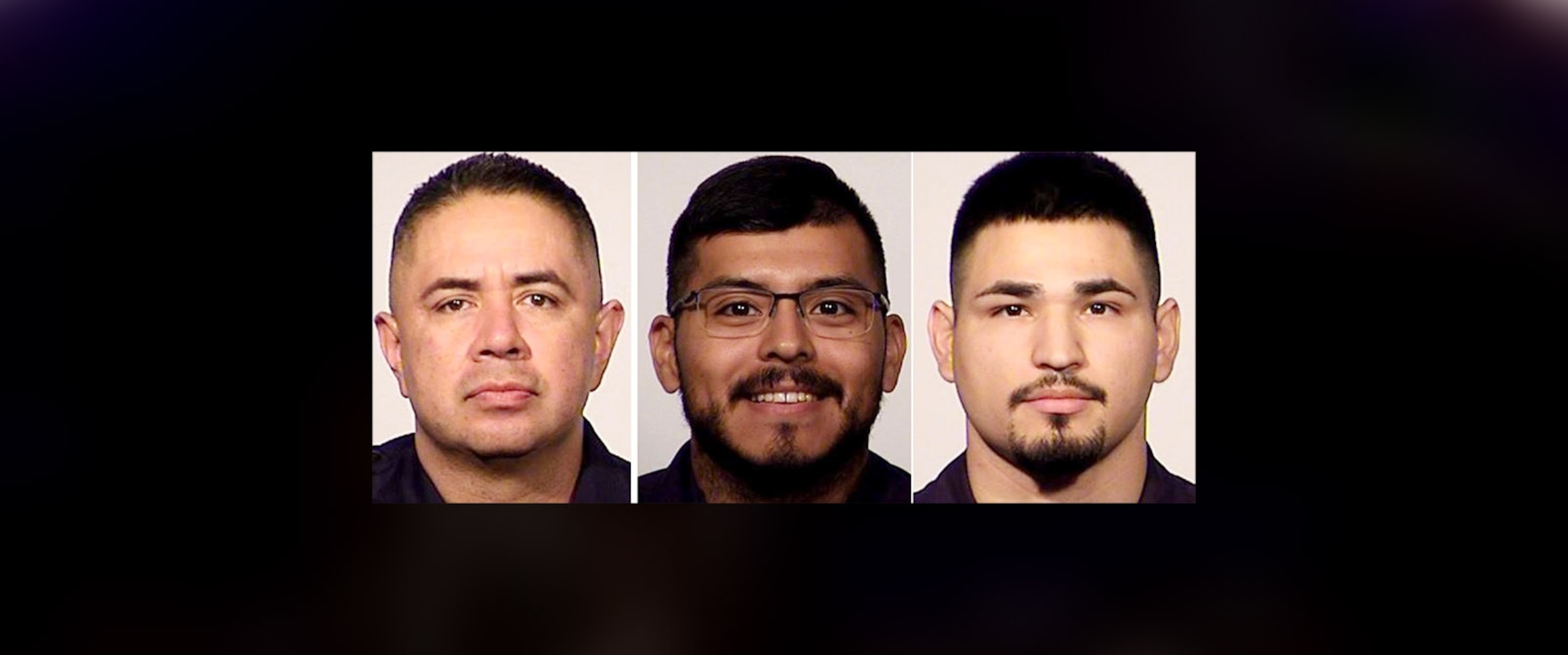 PHOTO: Three San Antonio police officers, Sgt. Alfred Flores and Officers Eleazar Alejandro and Nathaniel Villalobos, have been charged, June 23, 2023, with murder in the fatal shooting of a woman.