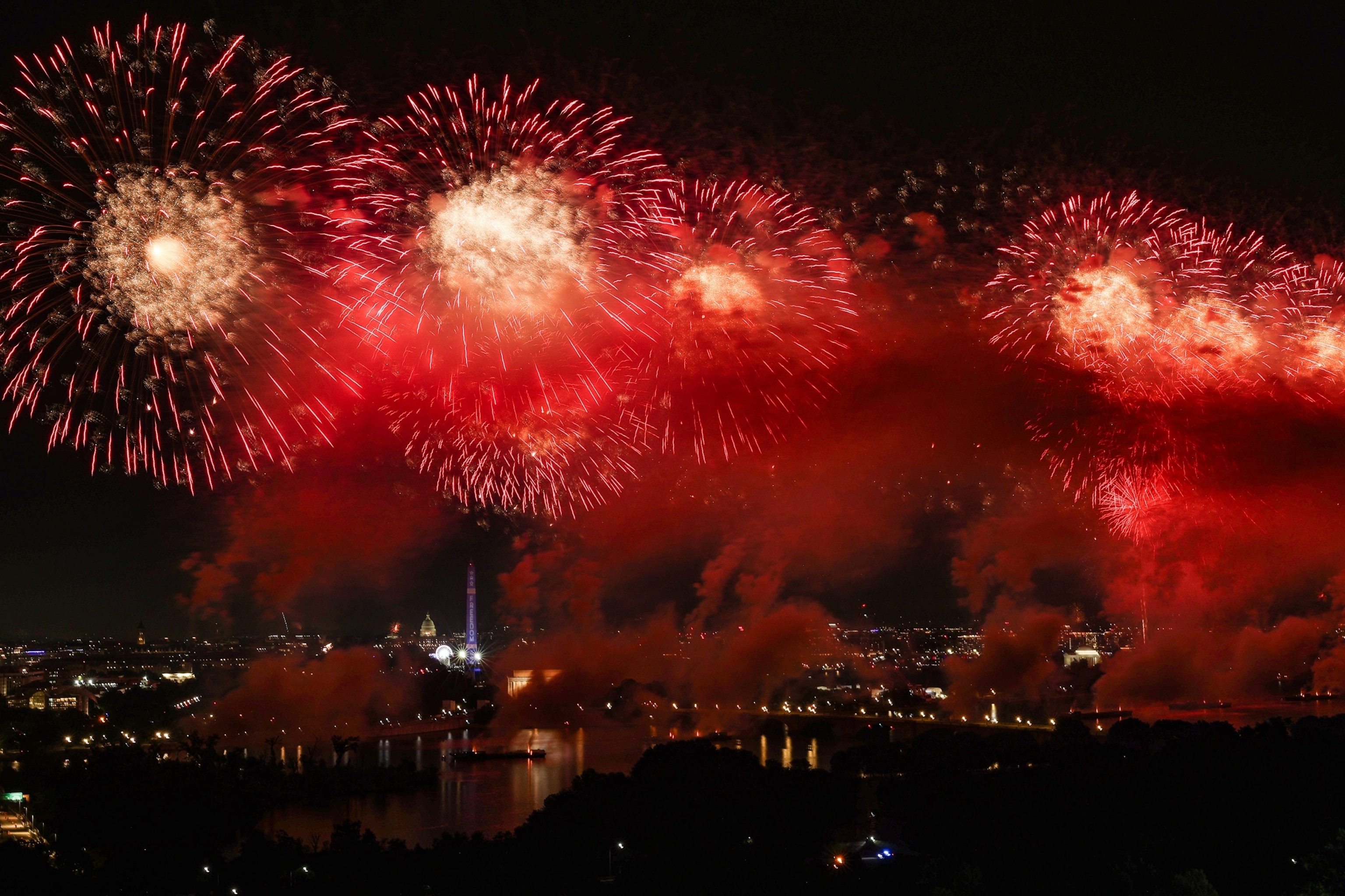 PHOTO: A Tribute To America On The National Mall In D.C. Celebrates America's 250th