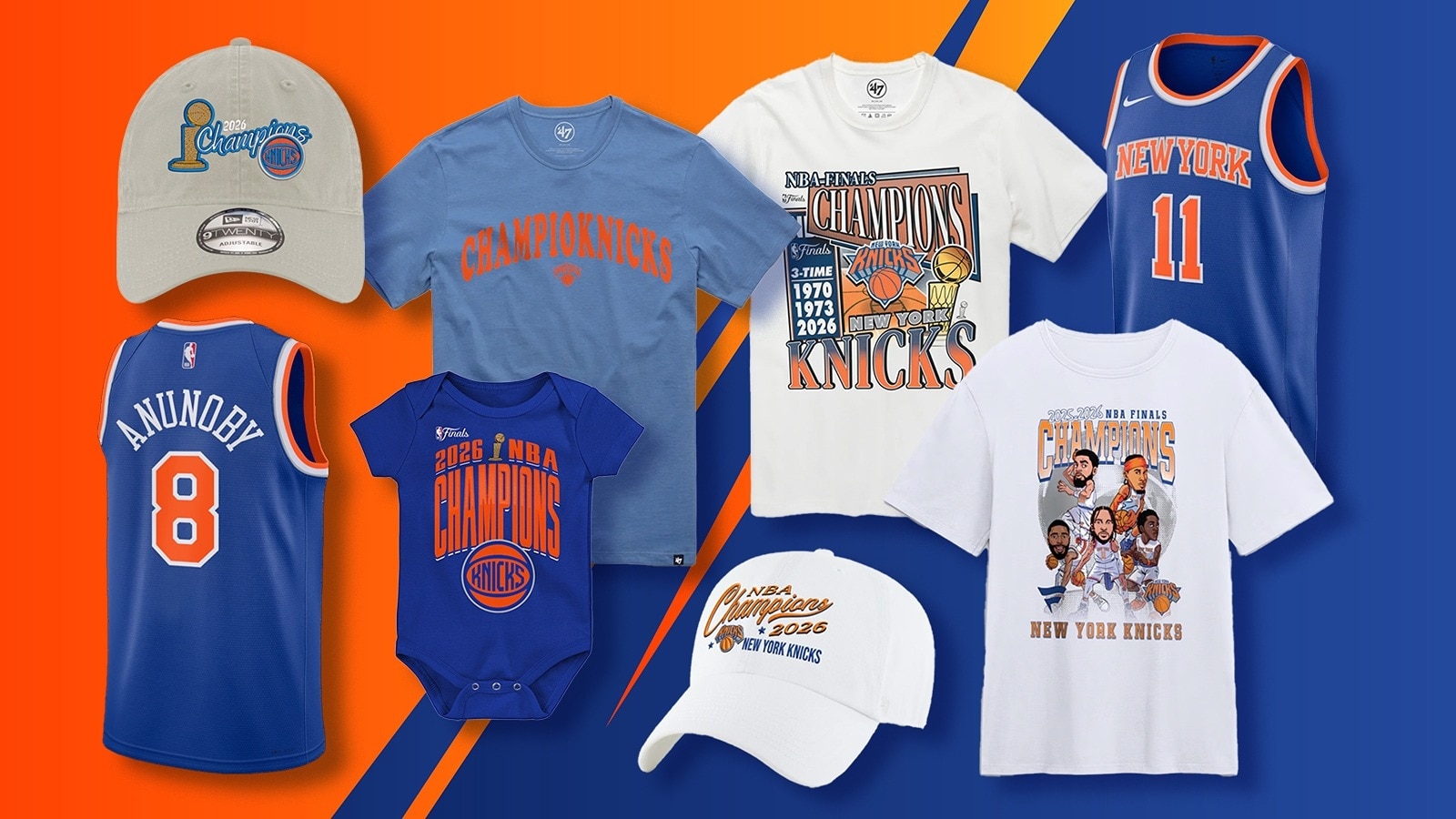 New York Knicks championship apparel