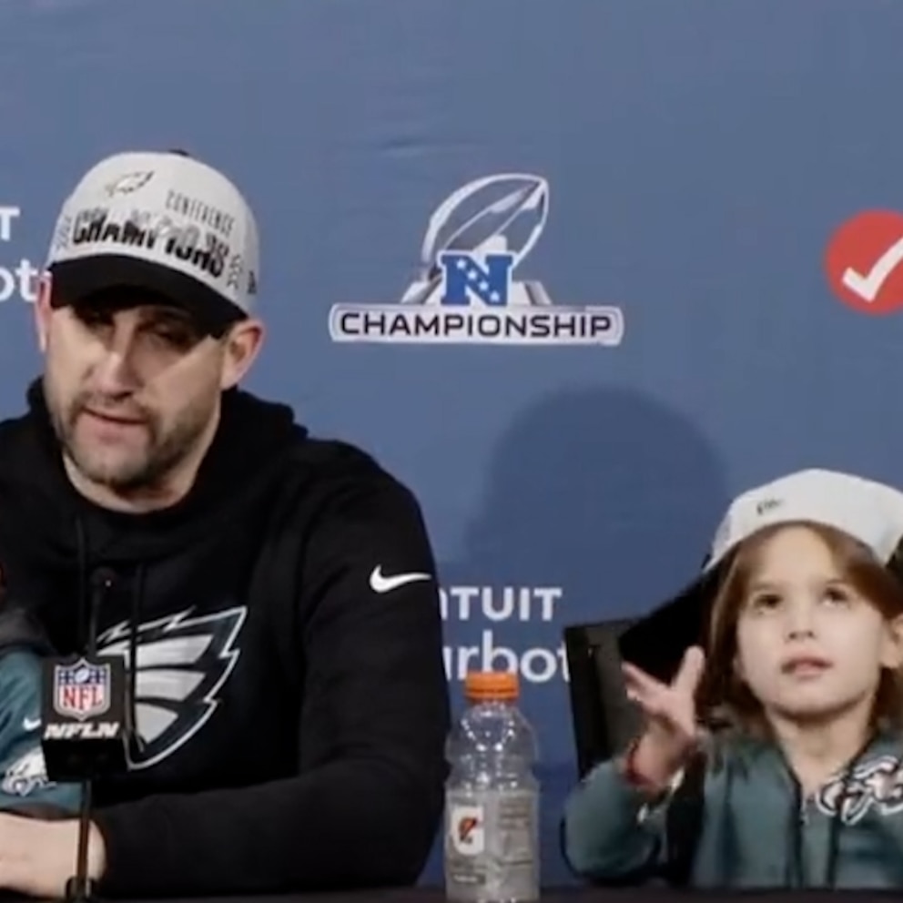 Video Nick Sirianni's daughter goes viral after hilariously mocking dad