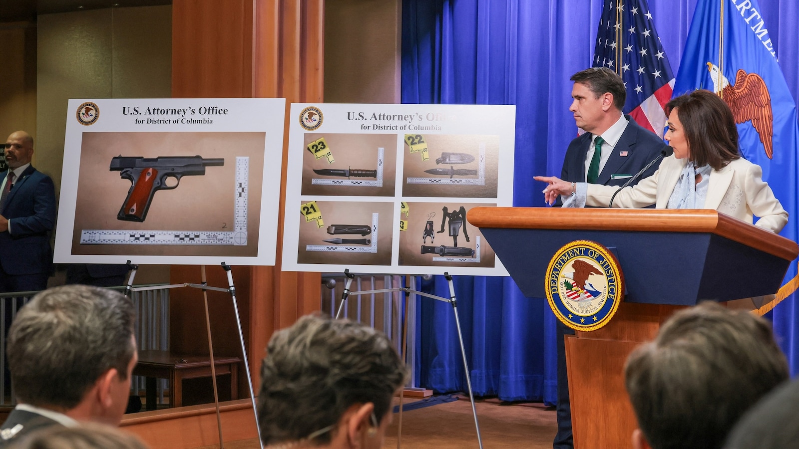 Pirro says evidence shows alleged correspondents' dinner attacker shot officer